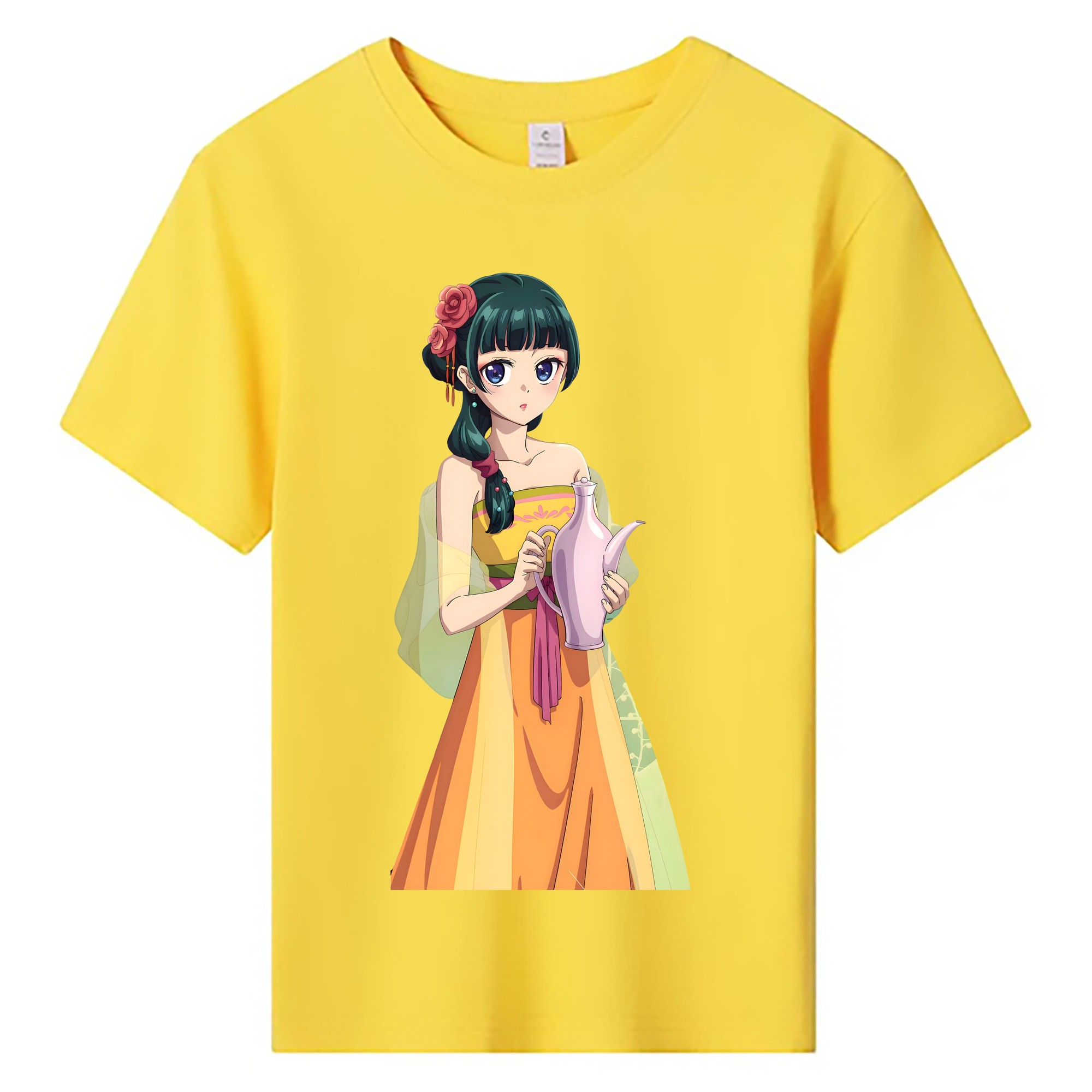 （画像用） 薬屋のひとりごと The Apothecary Diaries 綿100％キッズTシャツ（フロントプリント）
