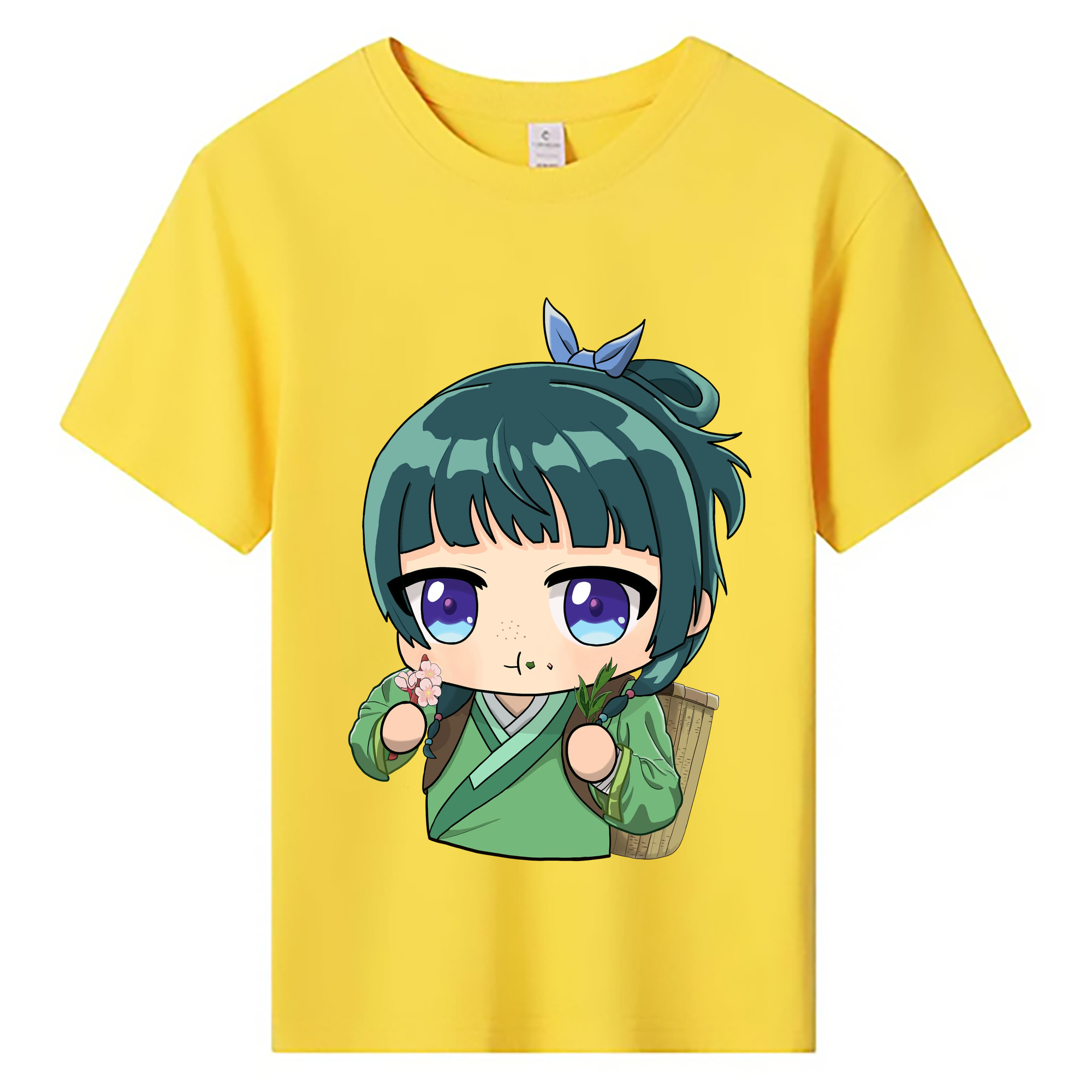 （画像用） 薬屋のひとりごと The Apothecary Diaries 綿100％キッズTシャツ（フロントプリント）