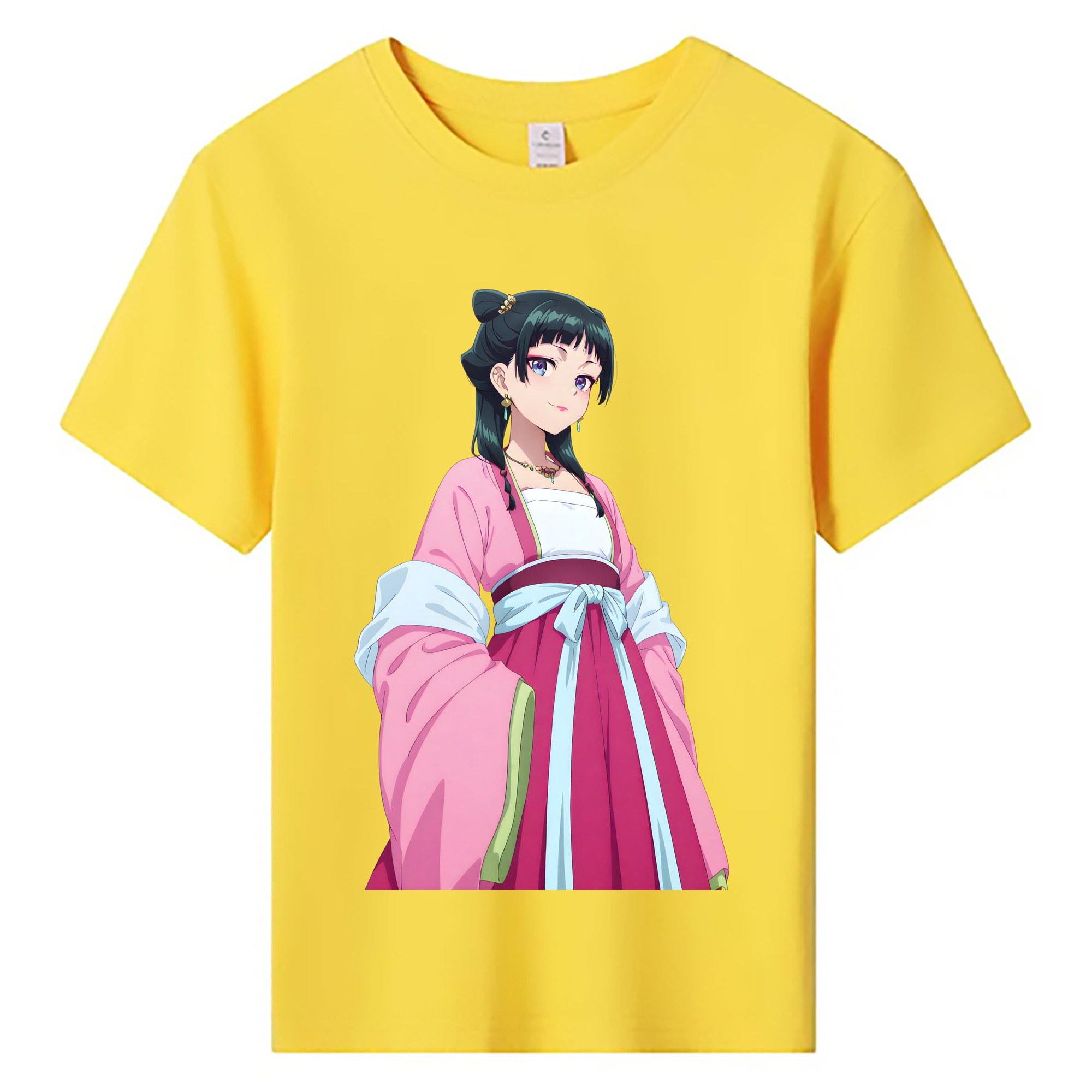 （画像用） 薬屋のひとりごと The Apothecary Diaries 綿100％キッズTシャツ（フロントプリント）