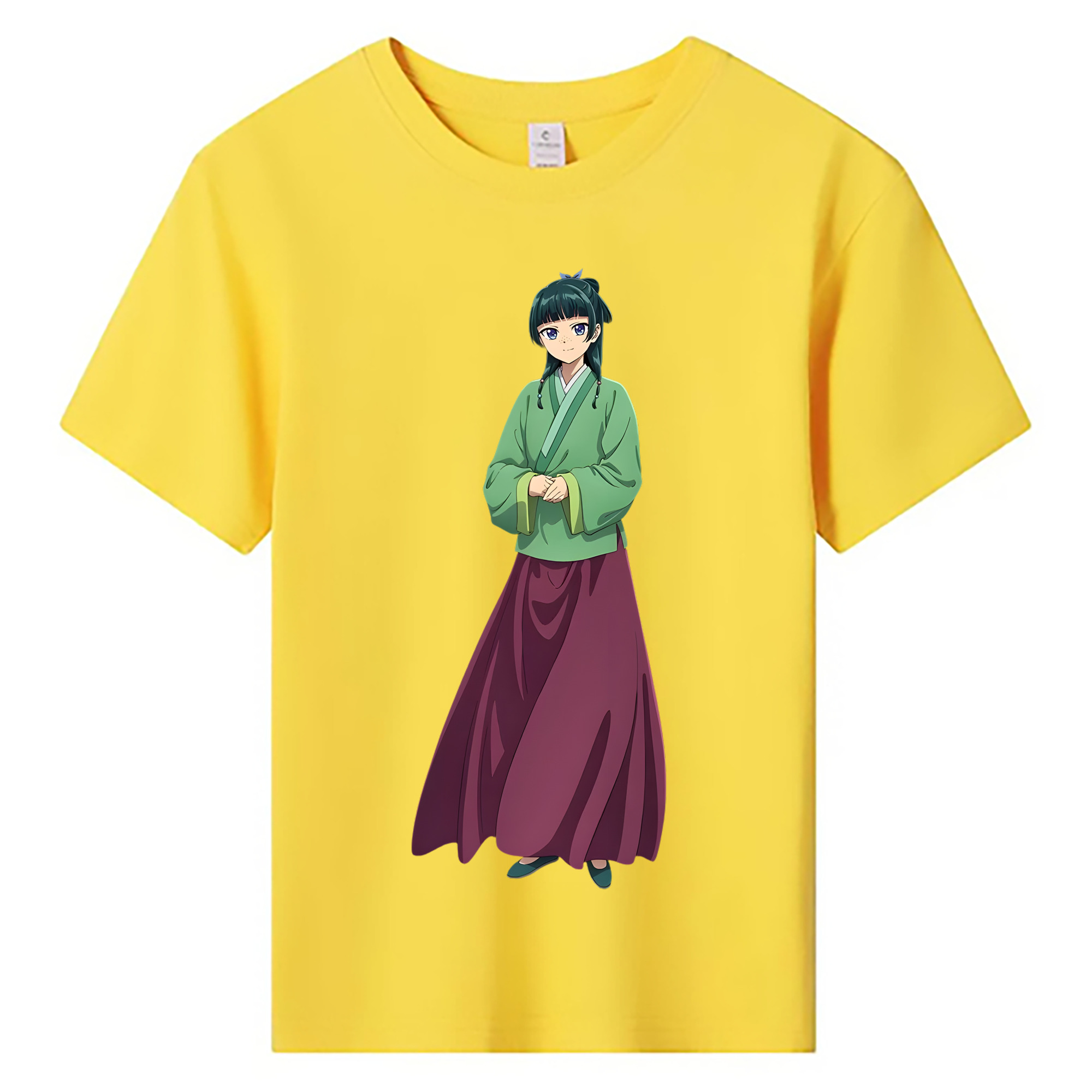 （画像用） 薬屋のひとりごと The Apothecary Diaries 綿100％キッズTシャツ（フロントプリント）