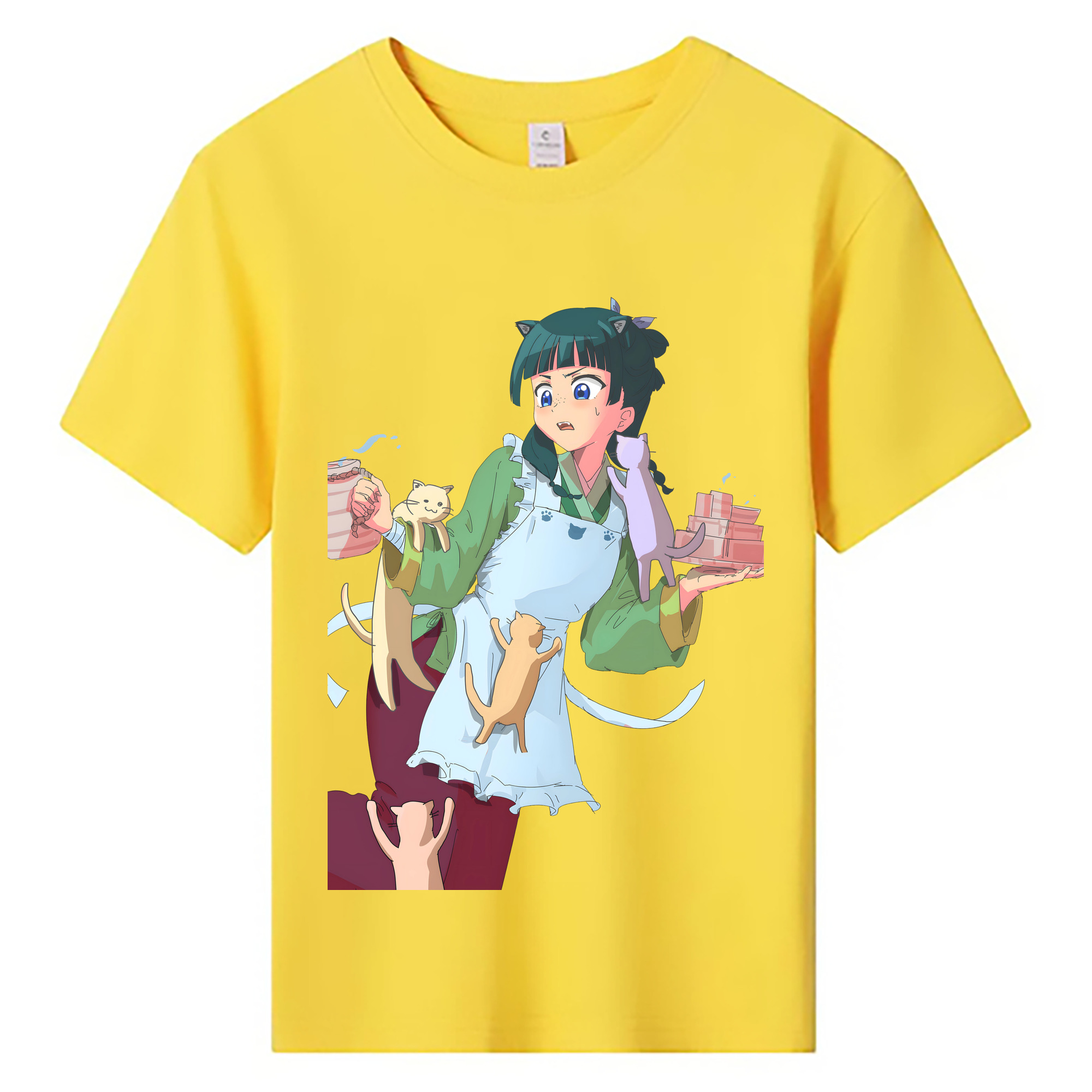 （画像用） 薬屋のひとりごと The Apothecary Diaries 綿100％キッズTシャツ（フロントプリント）