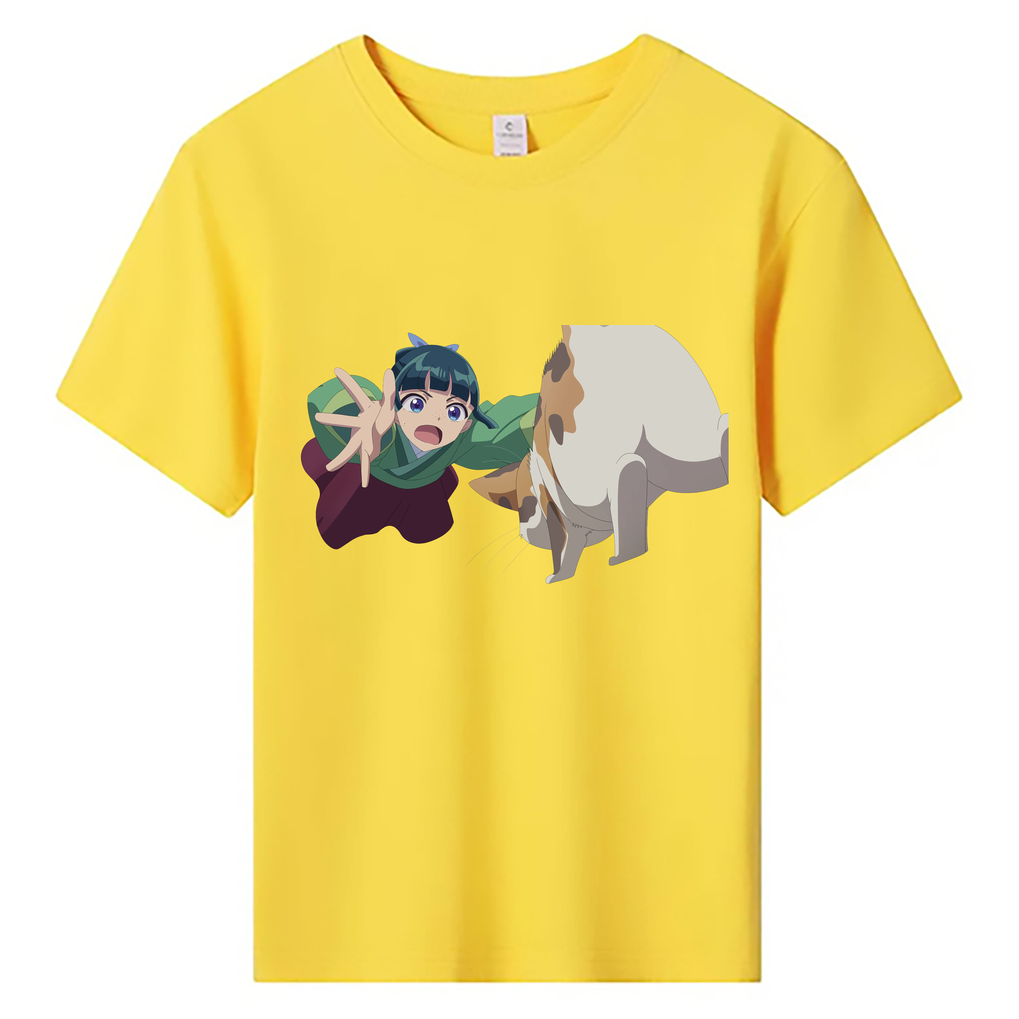 （画像用） 薬屋のひとりごと The Apothecary Diaries 綿100％キッズTシャツ（フロントプリント）