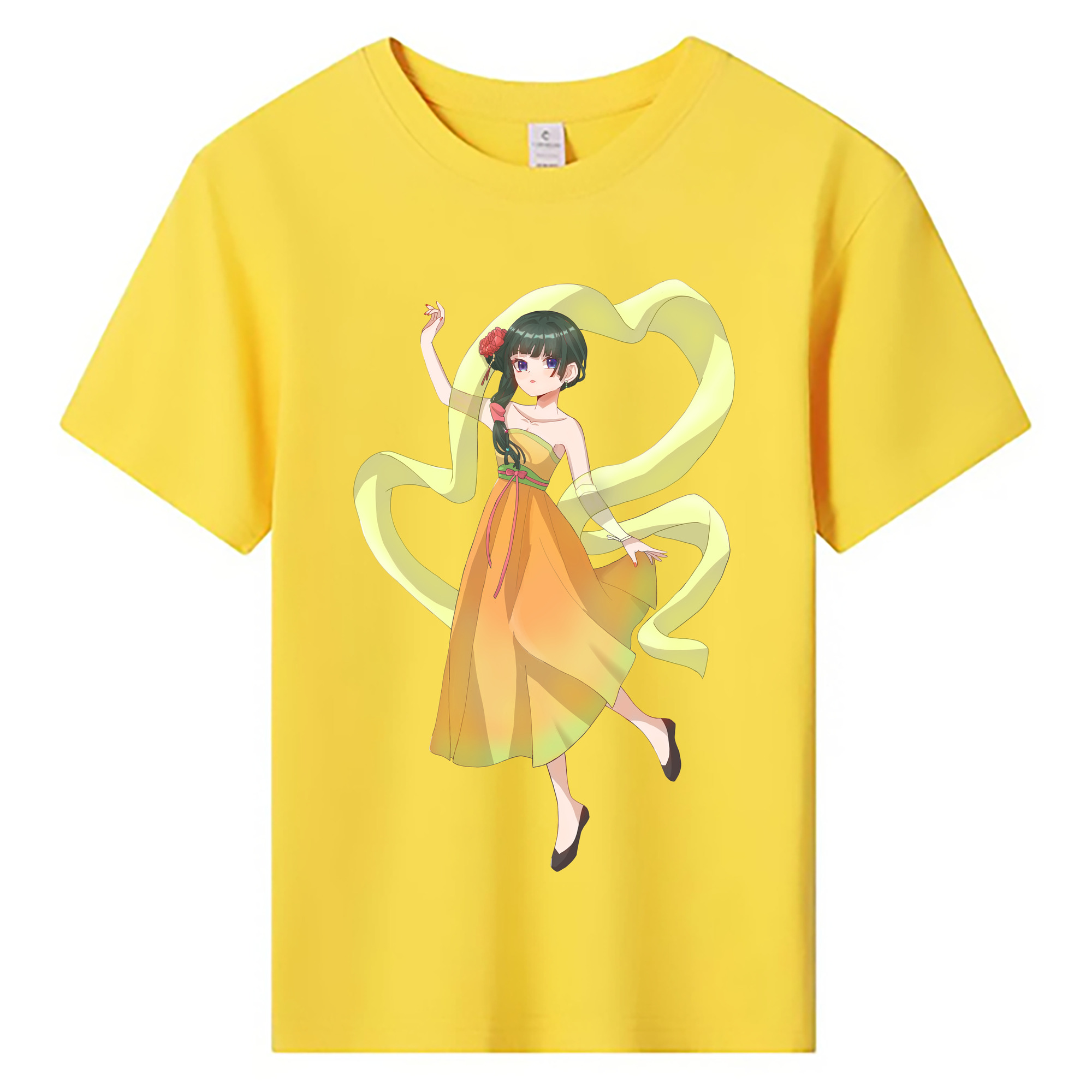 （画像用） 薬屋のひとりごと The Apothecary Diaries 綿100％キッズTシャツ（フロントプリント）