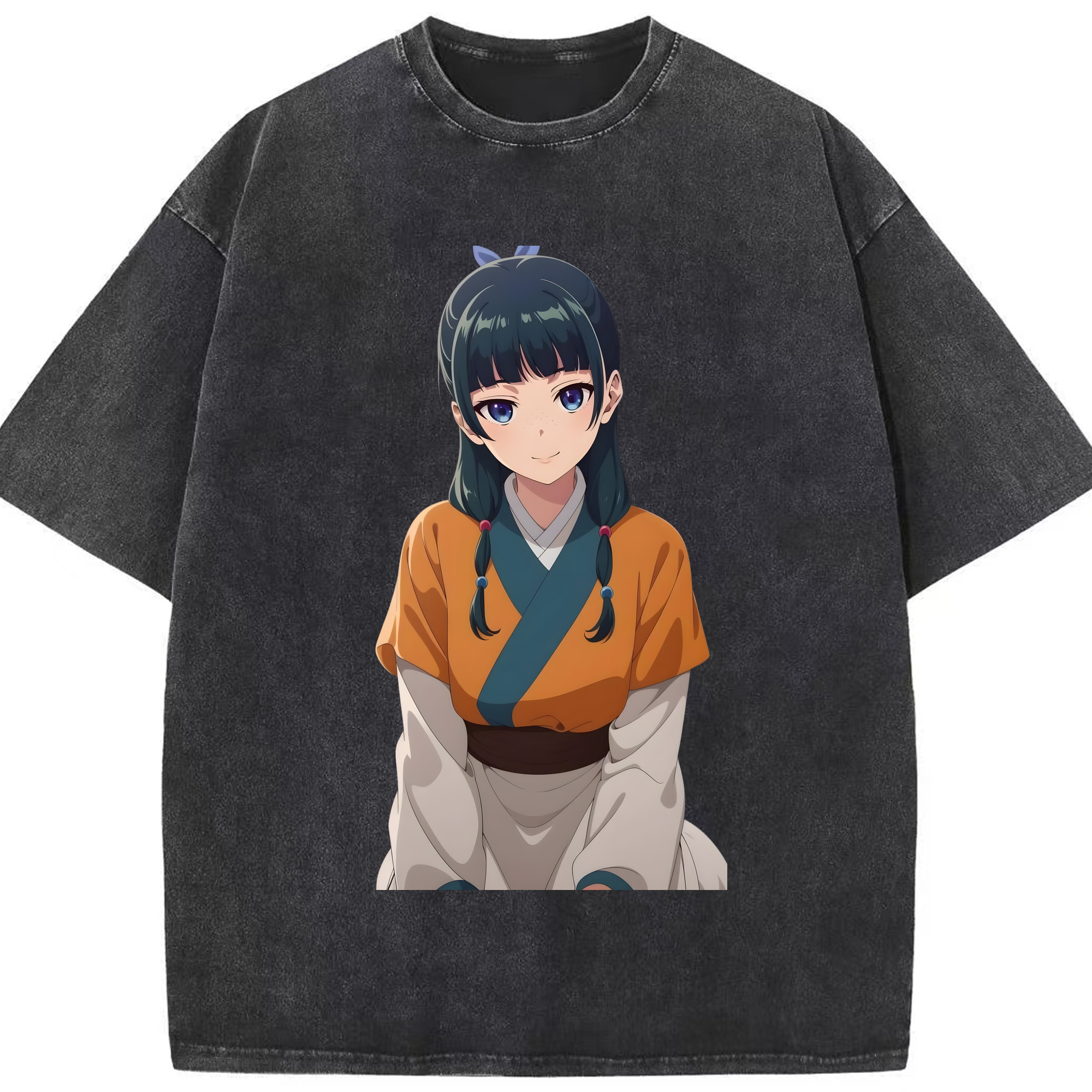 （画像用） 薬屋のひとりごと The Apothecary Diaries 綿100% ヴィンテージ風 半袖Tシャツ（フロントプリント）