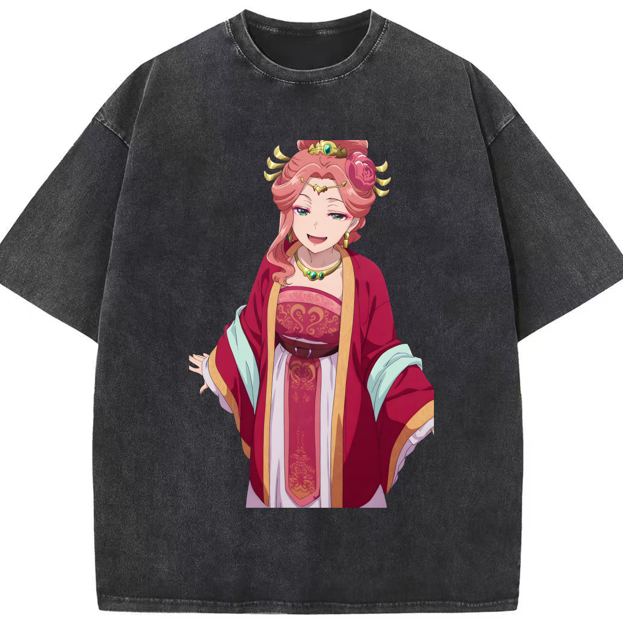 （画像用） 薬屋のひとりごと The Apothecary Diaries 綿100% ヴィンテージ風 半袖Tシャツ（フロントプリント）