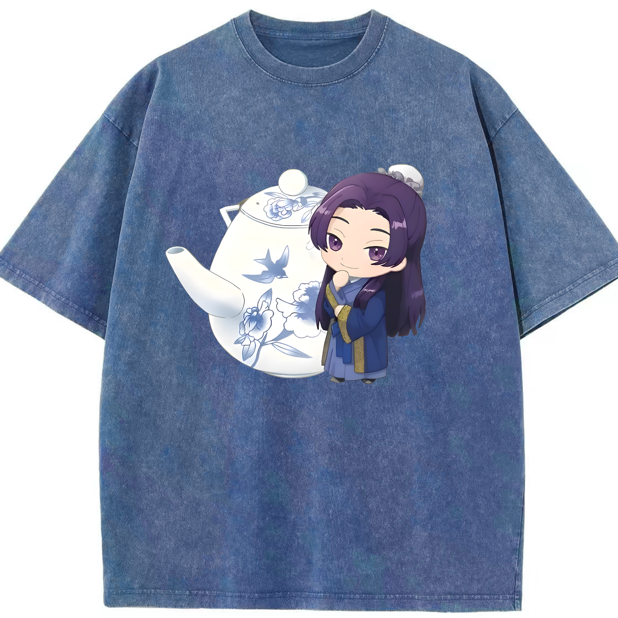 （画像用） 薬屋のひとりごと The Apothecary Diaries 綿100% ヴィンテージ風 半袖Tシャツ（フロントプリント）