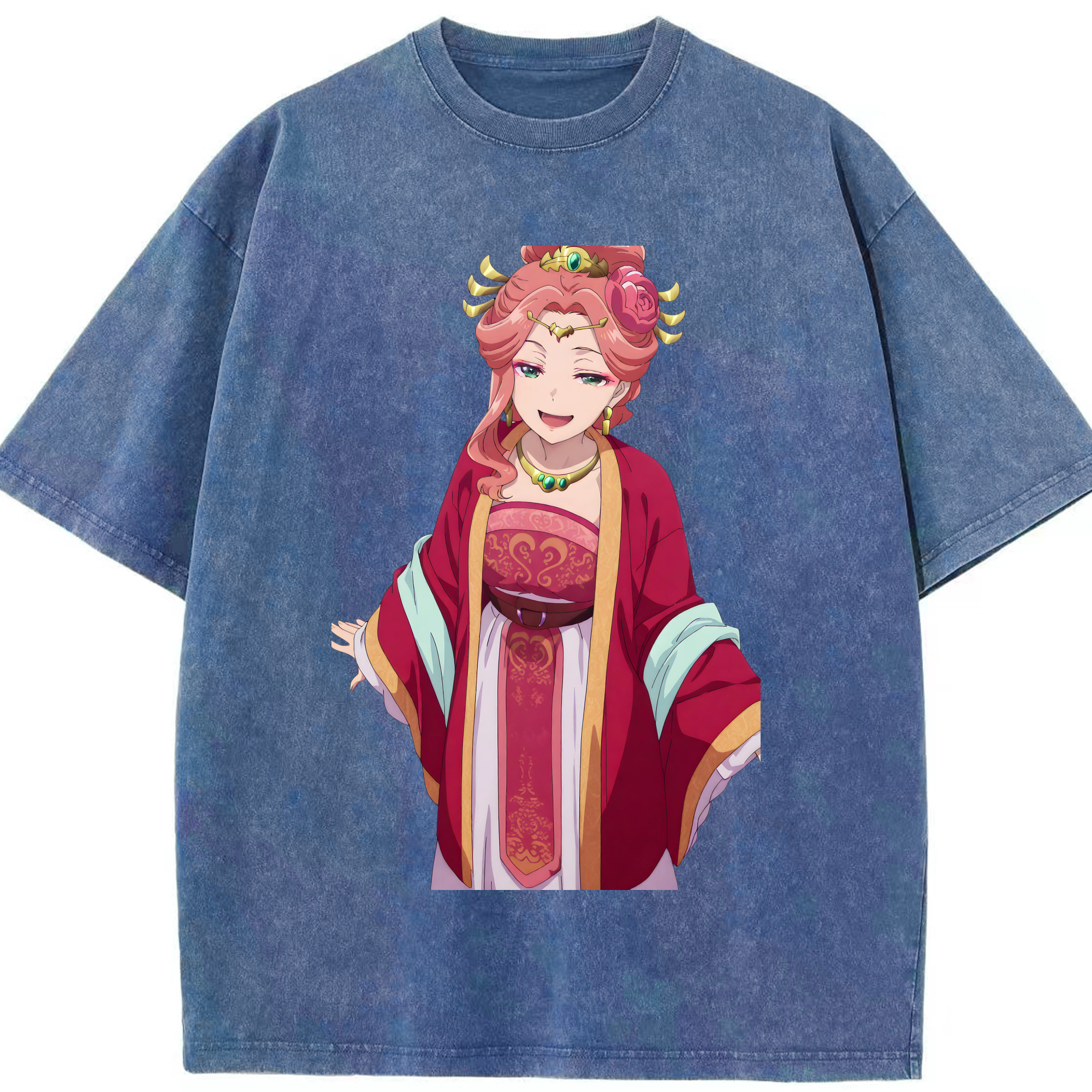 （画像用） 薬屋のひとりごと The Apothecary Diaries 綿100% ヴィンテージ風 半袖Tシャツ（フロントプリント）