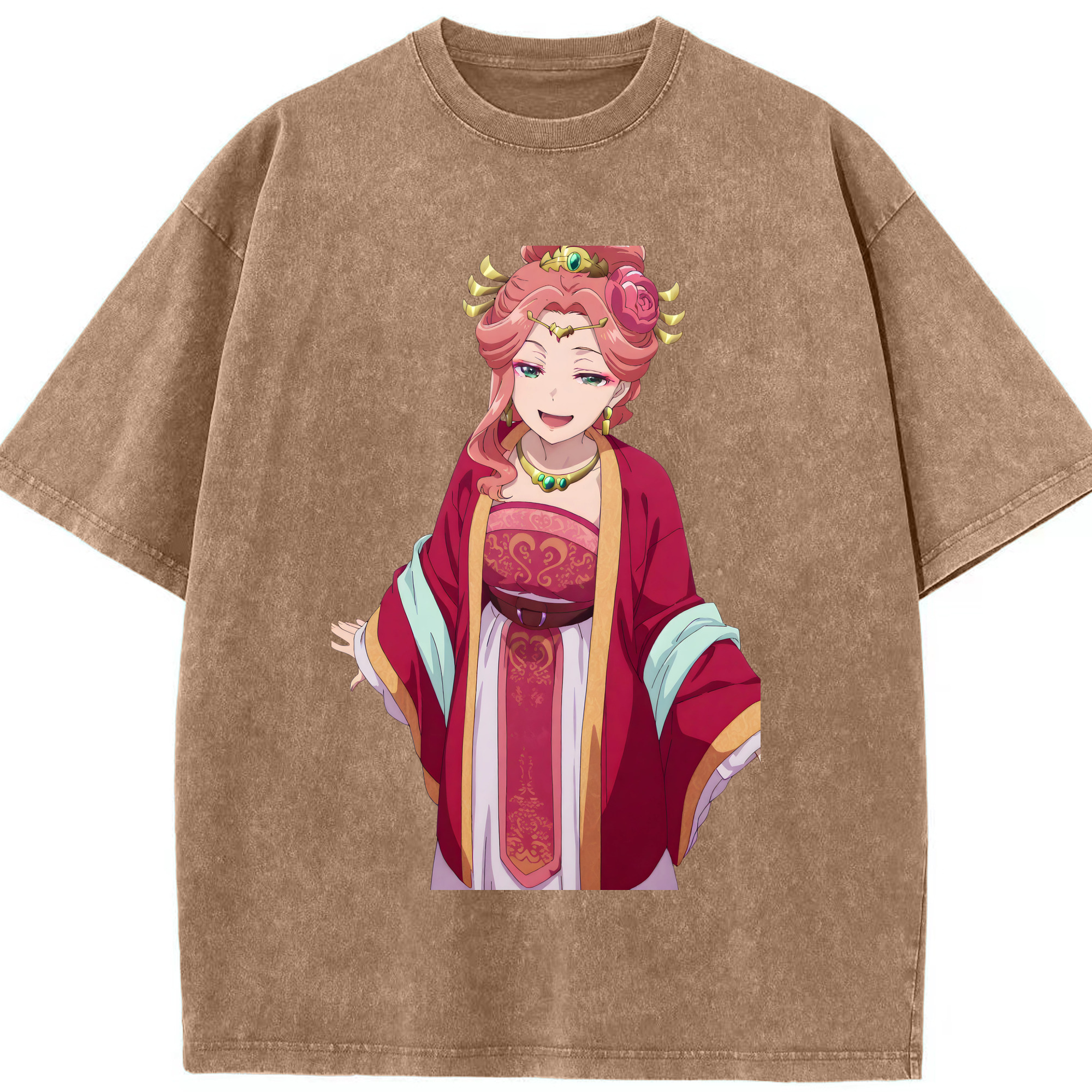 （画像用） 薬屋のひとりごと The Apothecary Diaries 綿100% ヴィンテージ風 半袖Tシャツ（フロントプリント）