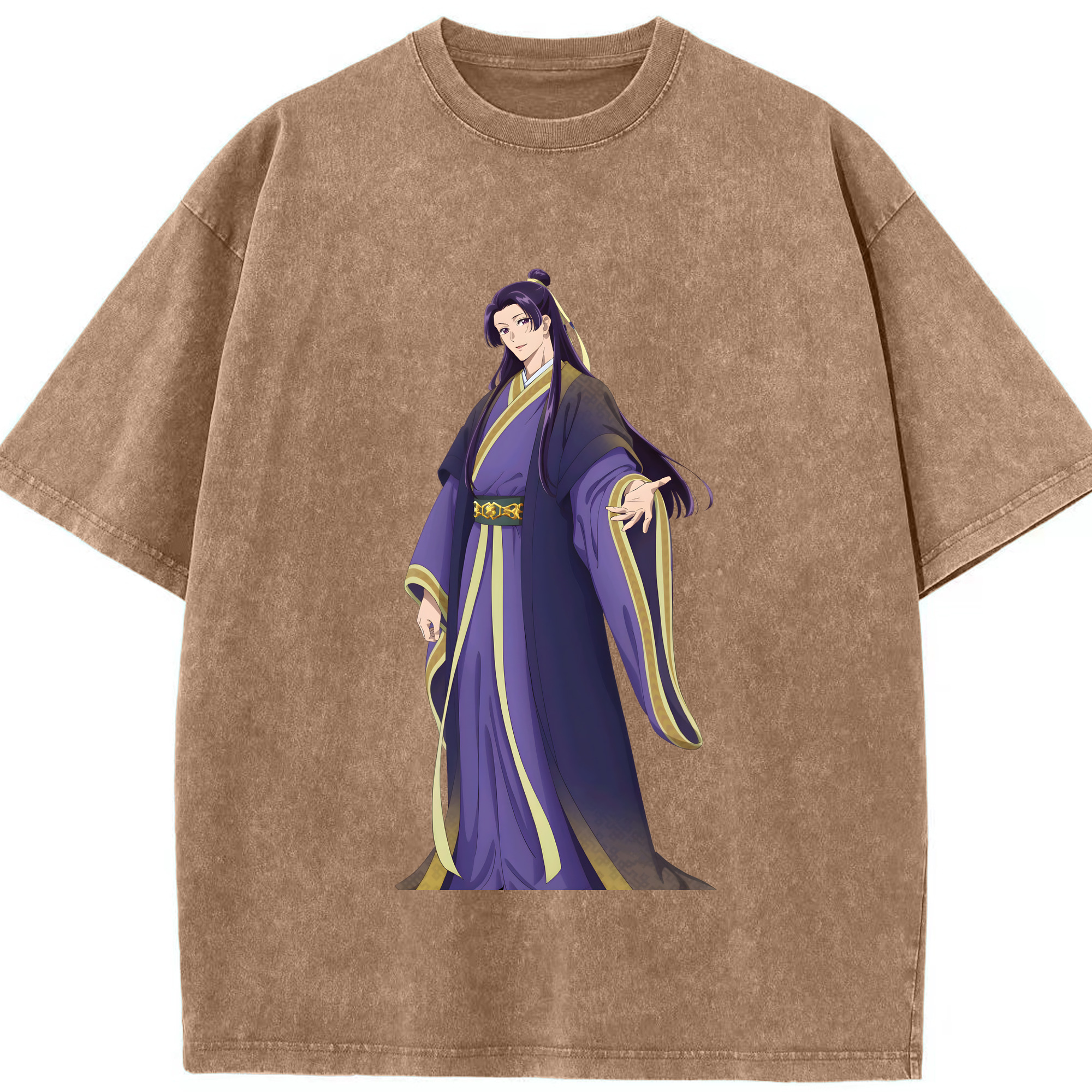 （画像用） 薬屋のひとりごと The Apothecary Diaries 綿100% ヴィンテージ風 半袖Tシャツ（フロントプリント）
