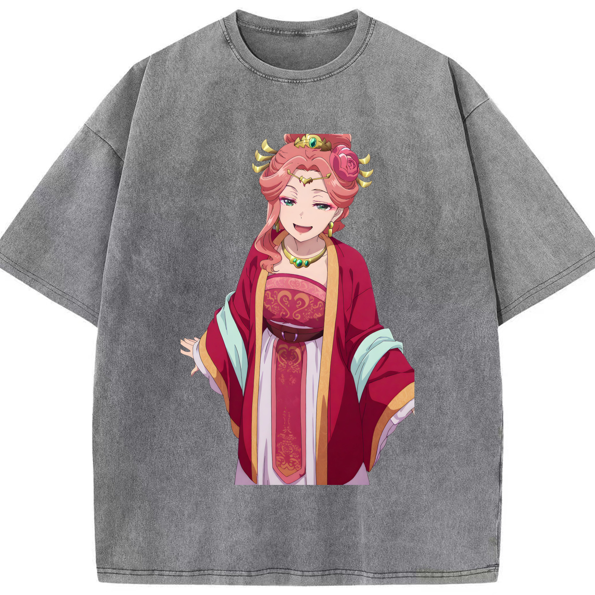 （画像用） 薬屋のひとりごと The Apothecary Diaries 綿100% ヴィンテージ風 半袖Tシャツ（フロントプリント）