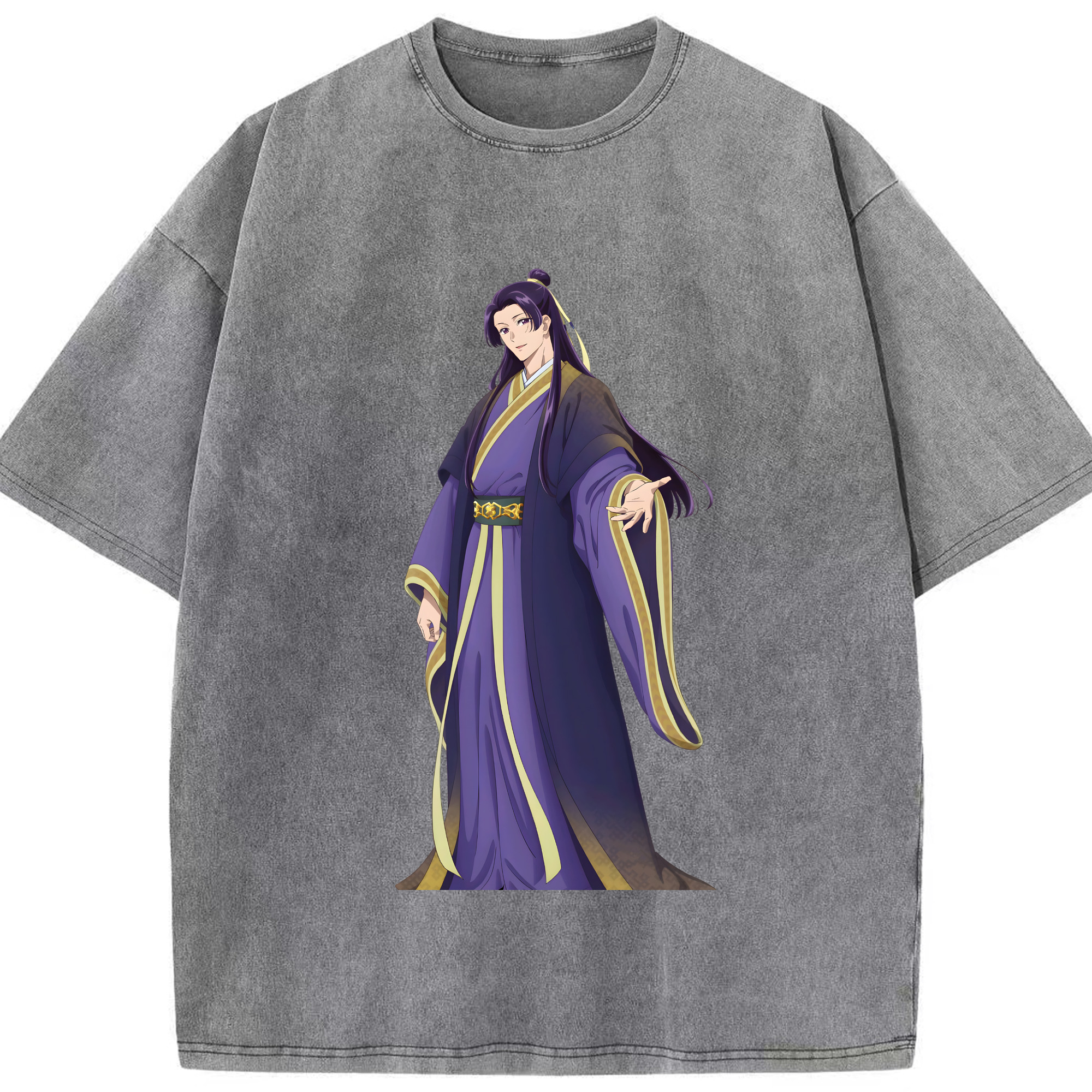 （画像用） 薬屋のひとりごと The Apothecary Diaries 綿100% ヴィンテージ風 半袖Tシャツ（フロントプリント）