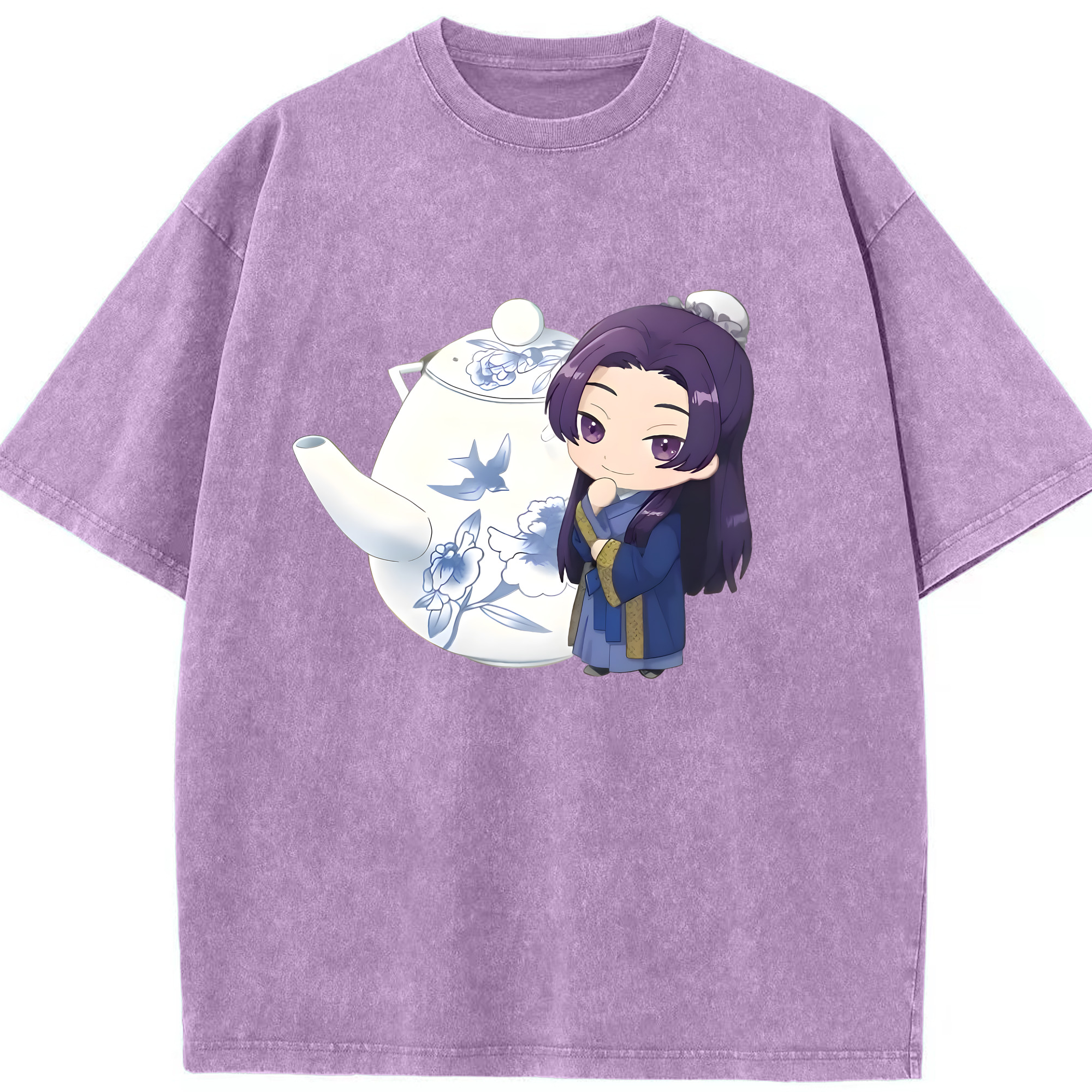 （画像用） 薬屋のひとりごと The Apothecary Diaries 綿100% ヴィンテージ風 半袖Tシャツ（フロントプリント）