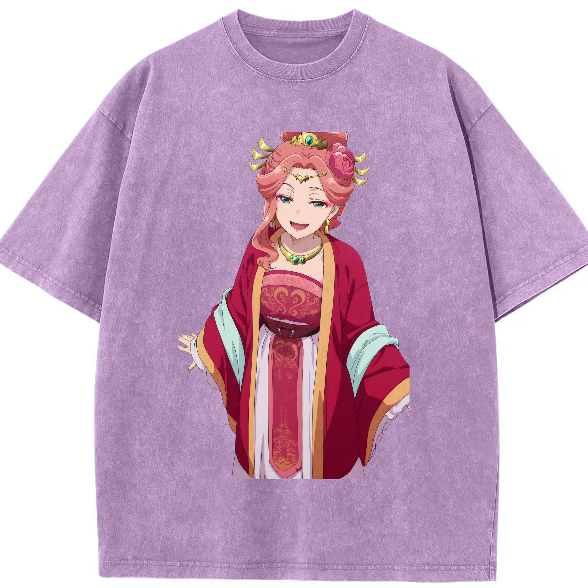 （画像用） 薬屋のひとりごと The Apothecary Diaries 綿100% ヴィンテージ風 半袖Tシャツ（フロントプリント）