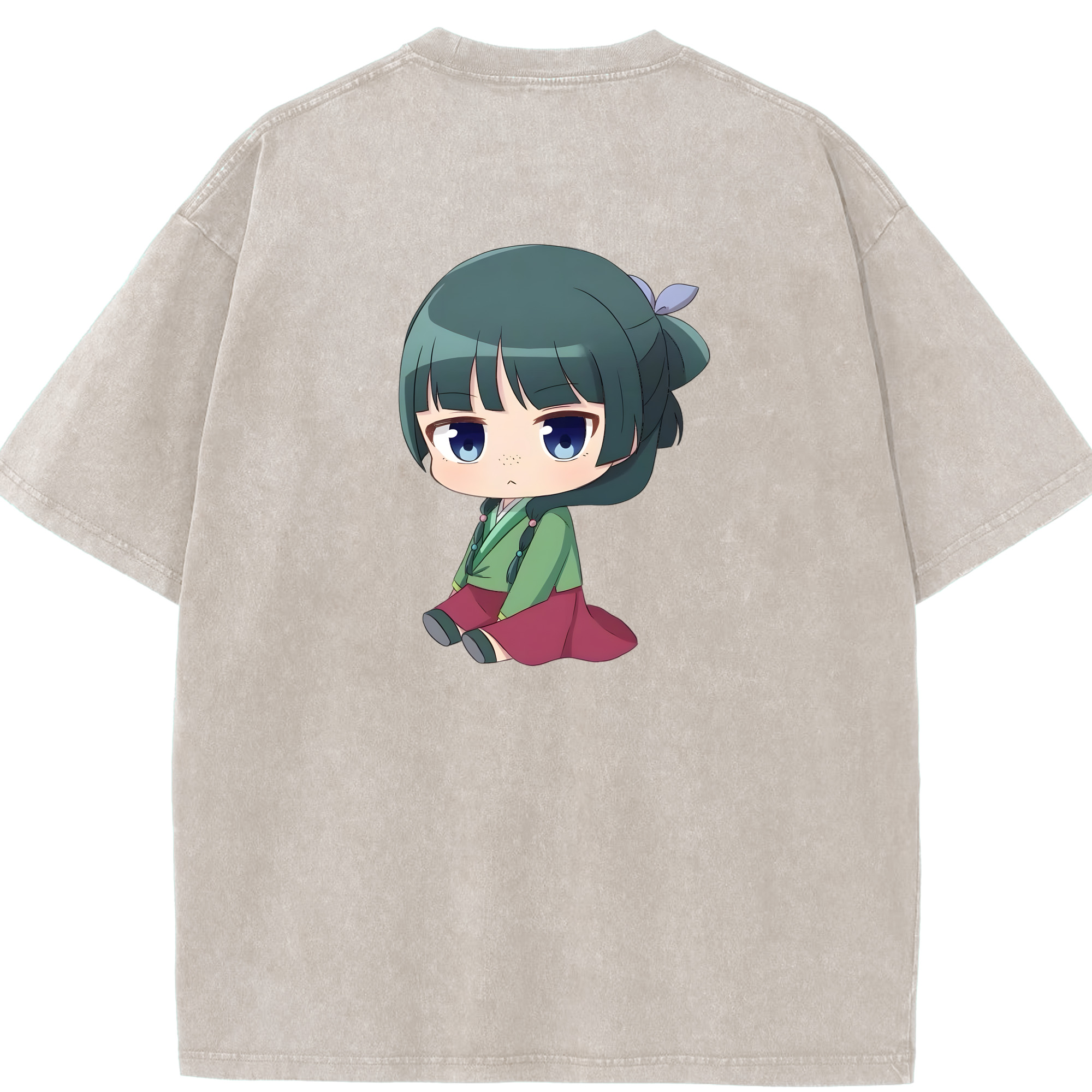 （画像用） 薬屋のひとりごと The Apothecary Diaries 綿100% ヴィンテージ風 半袖Tシャツ（背面プリント）