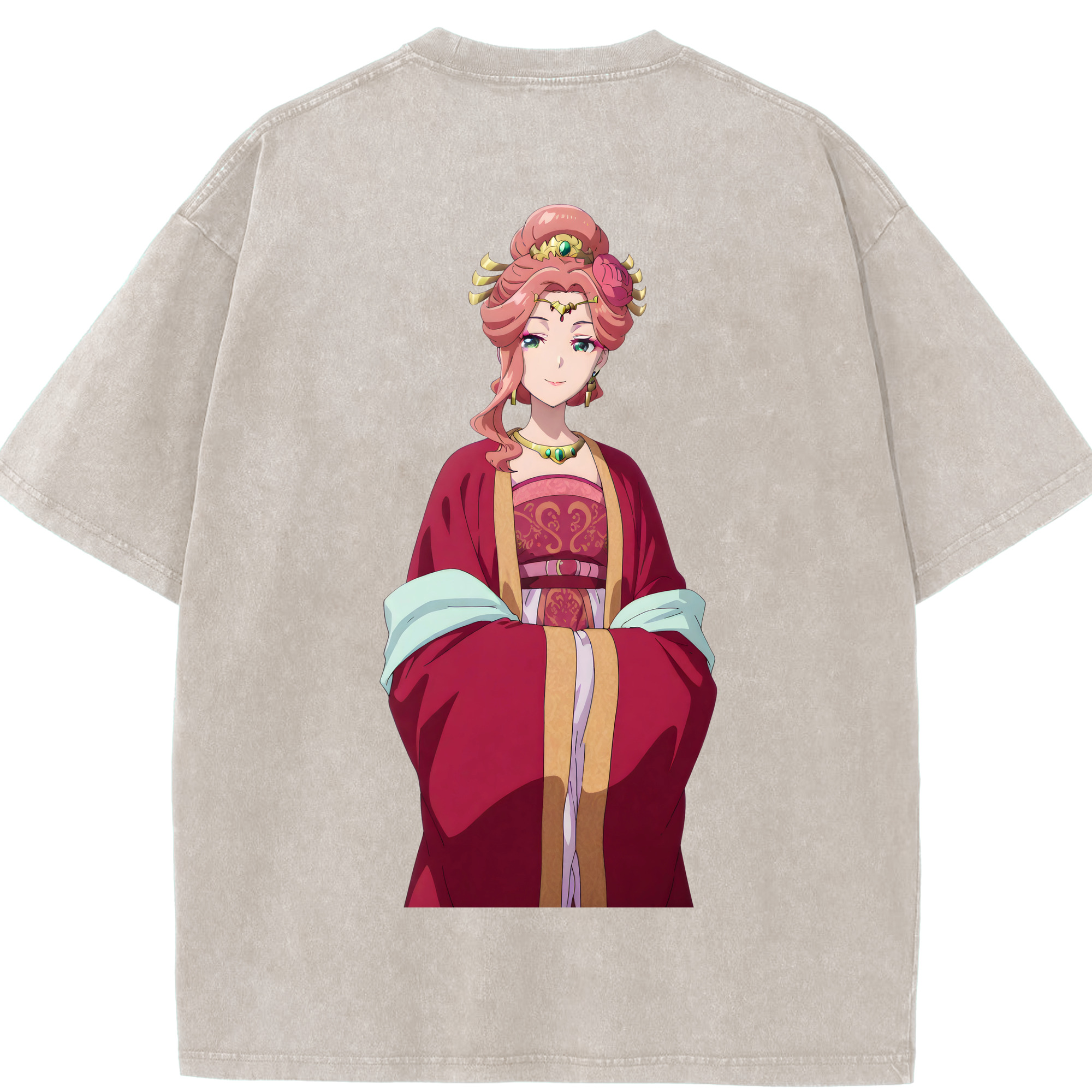 （画像用） 薬屋のひとりごと The Apothecary Diaries 綿100% ヴィンテージ風 半袖Tシャツ（背面プリント）