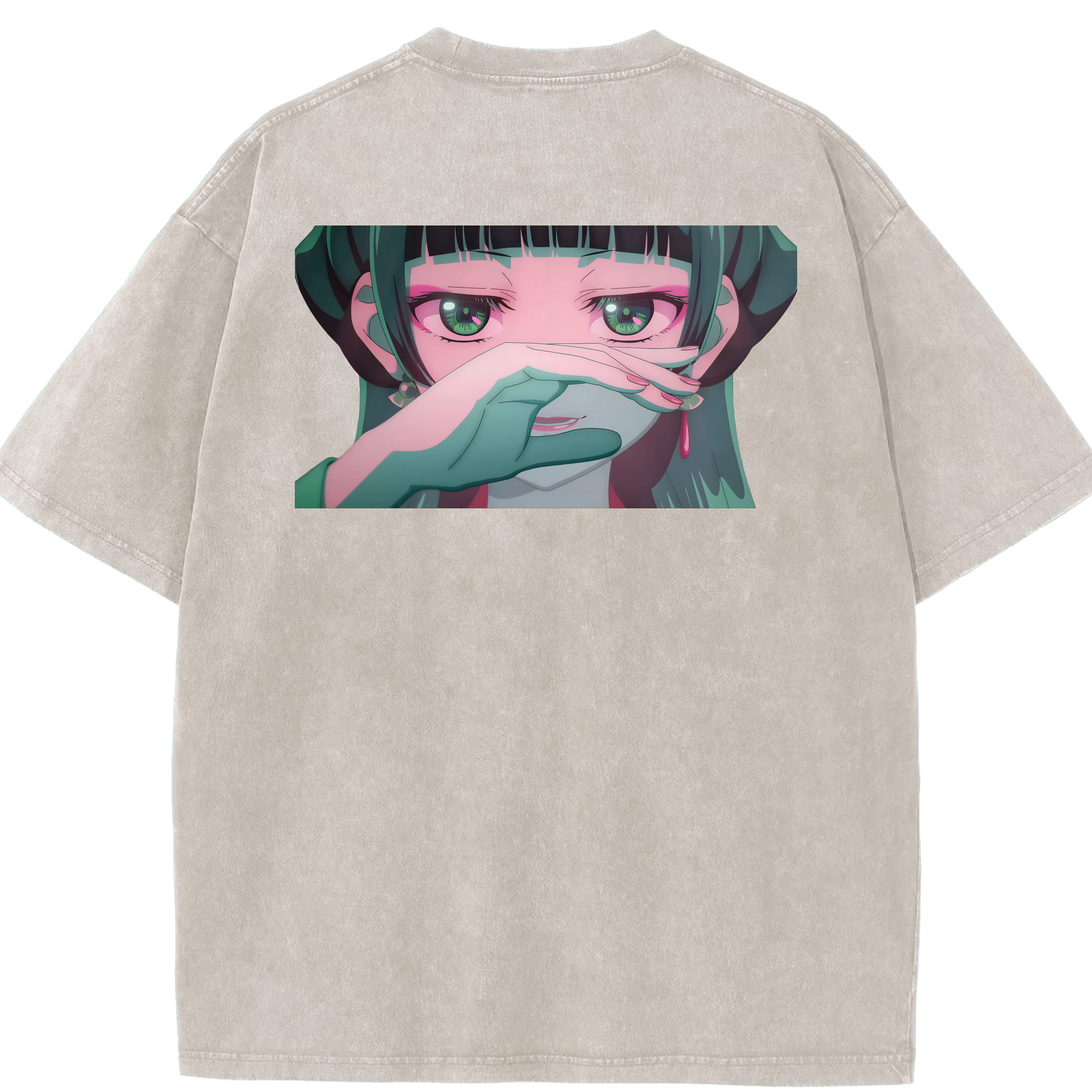 （画像用） 薬屋のひとりごと The Apothecary Diaries 綿100% ヴィンテージ風 半袖Tシャツ（背面プリント）