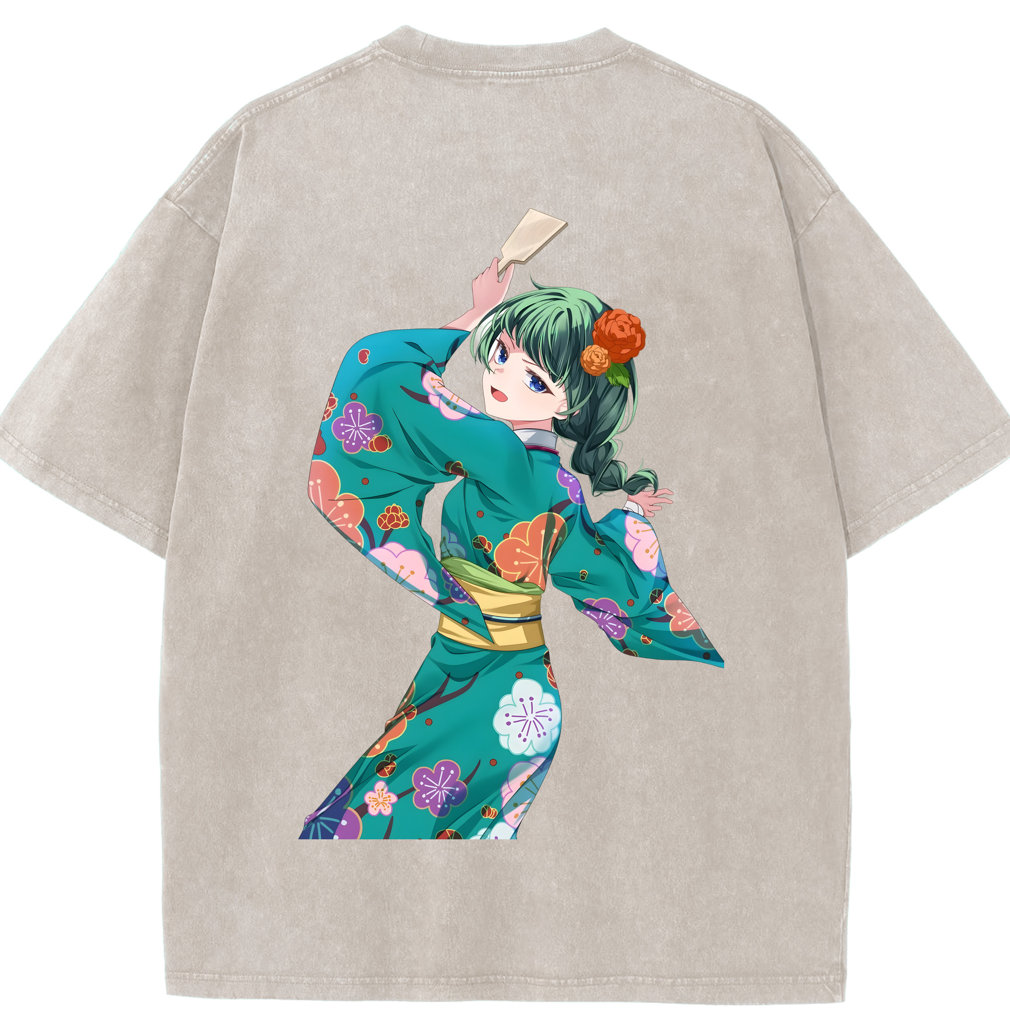 （画像用） 薬屋のひとりごと The Apothecary Diaries 綿100% ヴィンテージ風 半袖Tシャツ（背面プリント）