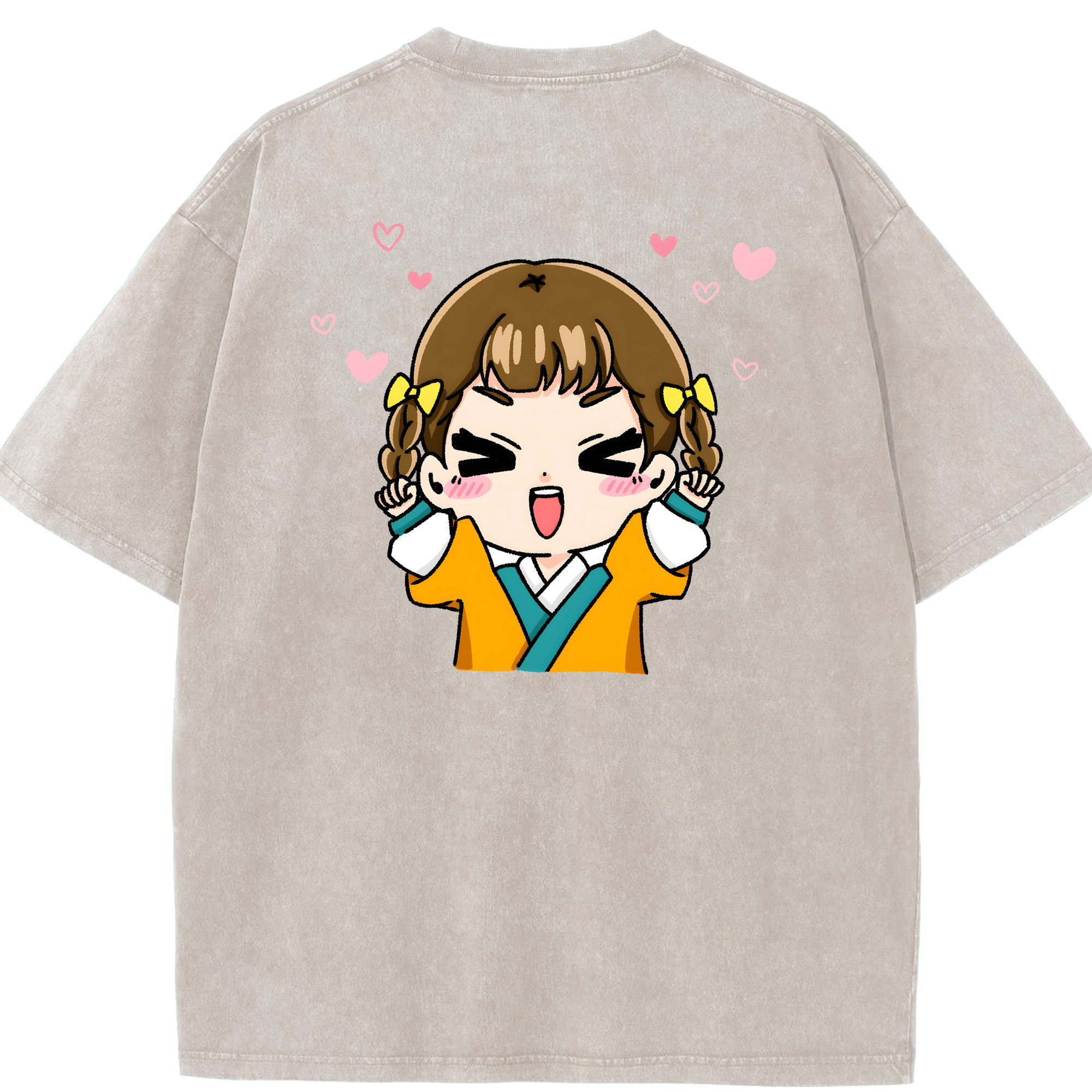 （画像用） 薬屋のひとりごと The Apothecary Diaries 綿100% ヴィンテージ風 半袖Tシャツ（背面プリント）