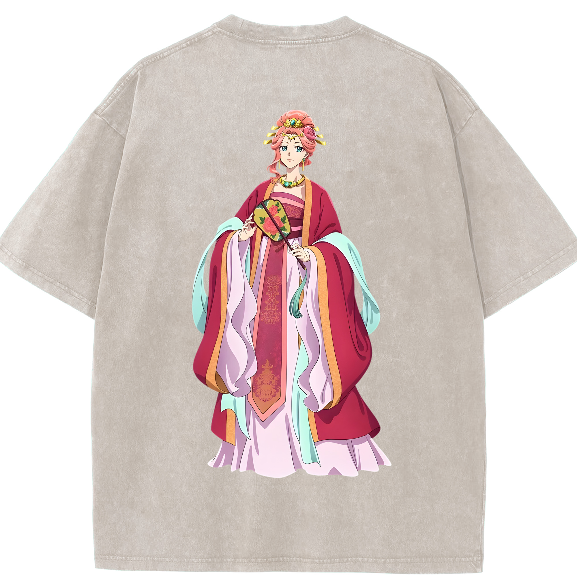 （画像用） 薬屋のひとりごと The Apothecary Diaries 綿100% ヴィンテージ風 半袖Tシャツ（背面プリント）