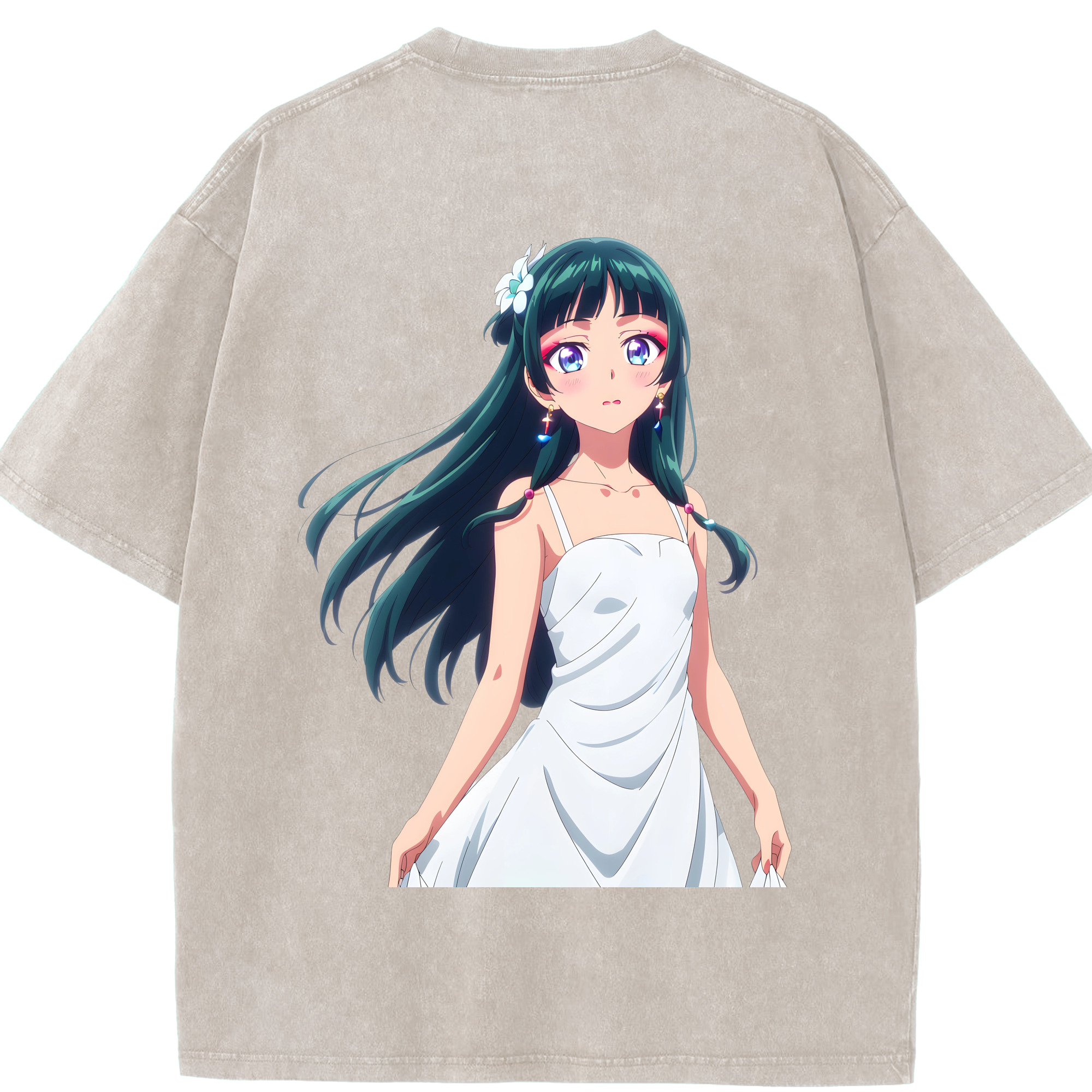 （画像用） 薬屋のひとりごと The Apothecary Diaries 綿100% ヴィンテージ風 半袖Tシャツ（背面プリント）