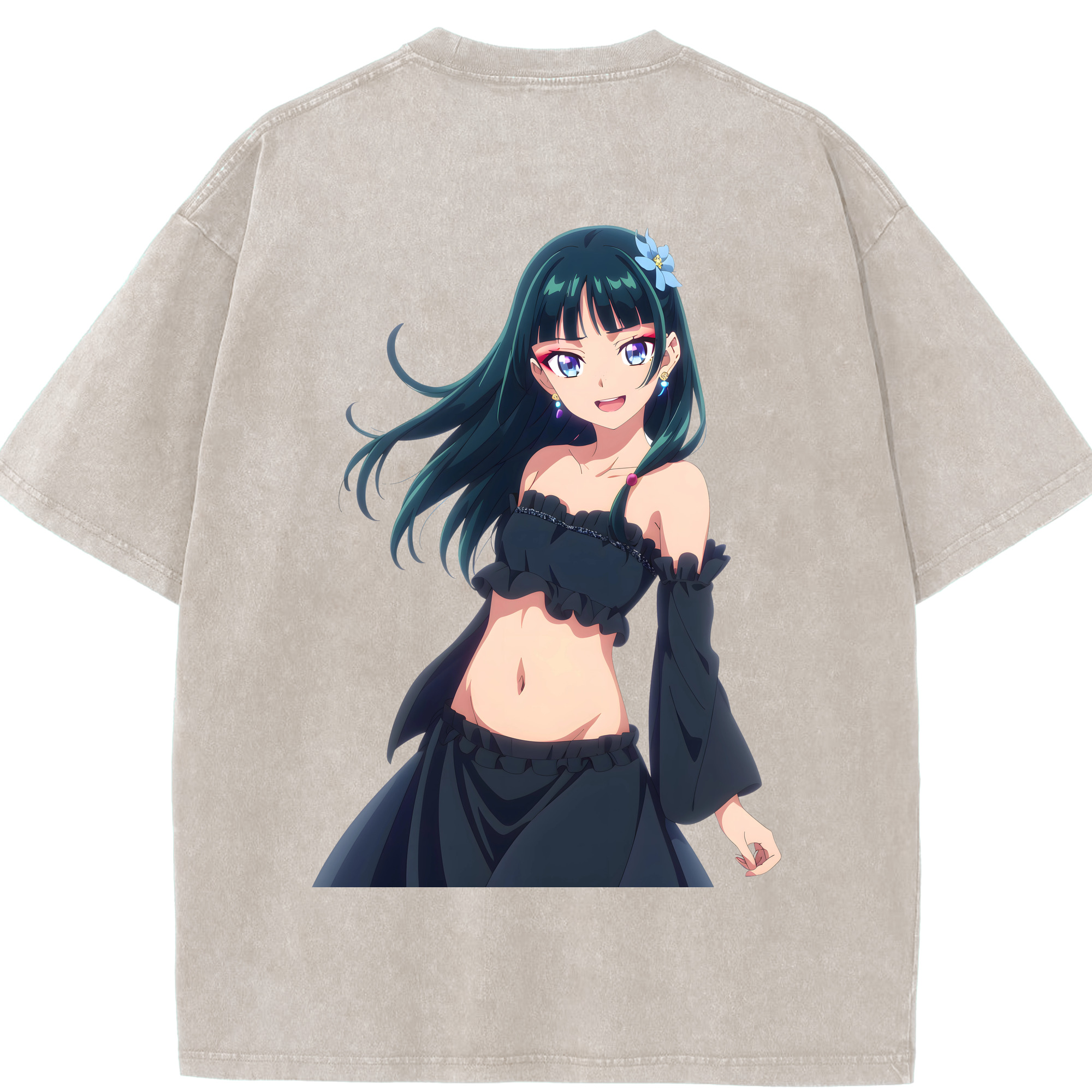 （画像用） 薬屋のひとりごと The Apothecary Diaries 綿100% ヴィンテージ風 半袖Tシャツ（背面プリント）