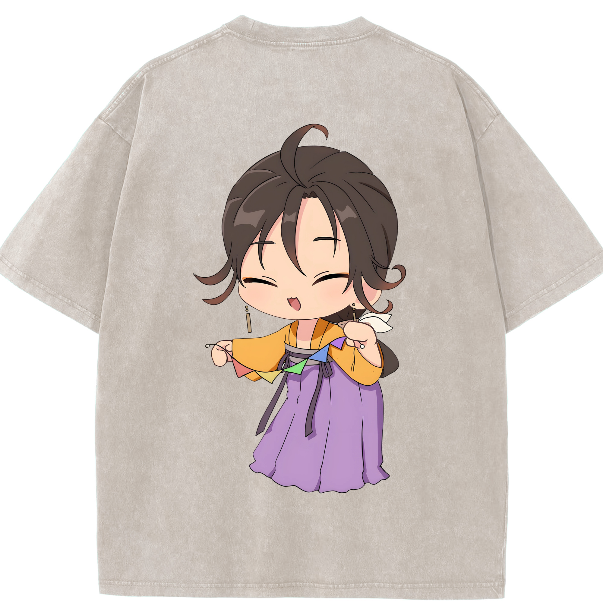 （画像用） 薬屋のひとりごと The Apothecary Diaries 綿100% ヴィンテージ風 半袖Tシャツ（背面プリント）