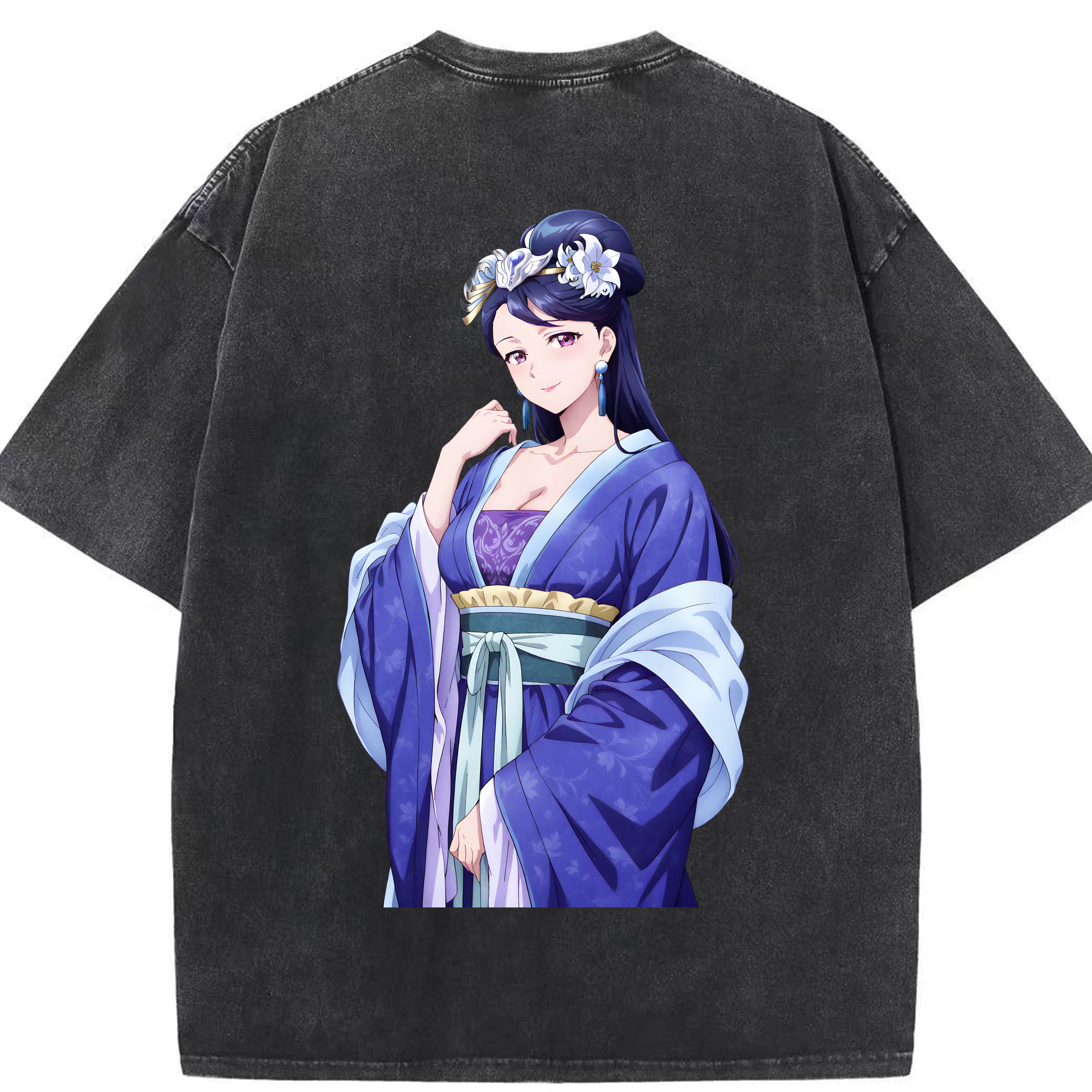 （画像用） 薬屋のひとりごと The Apothecary Diaries 綿100% ヴィンテージ風 半袖Tシャツ（背面プリント）