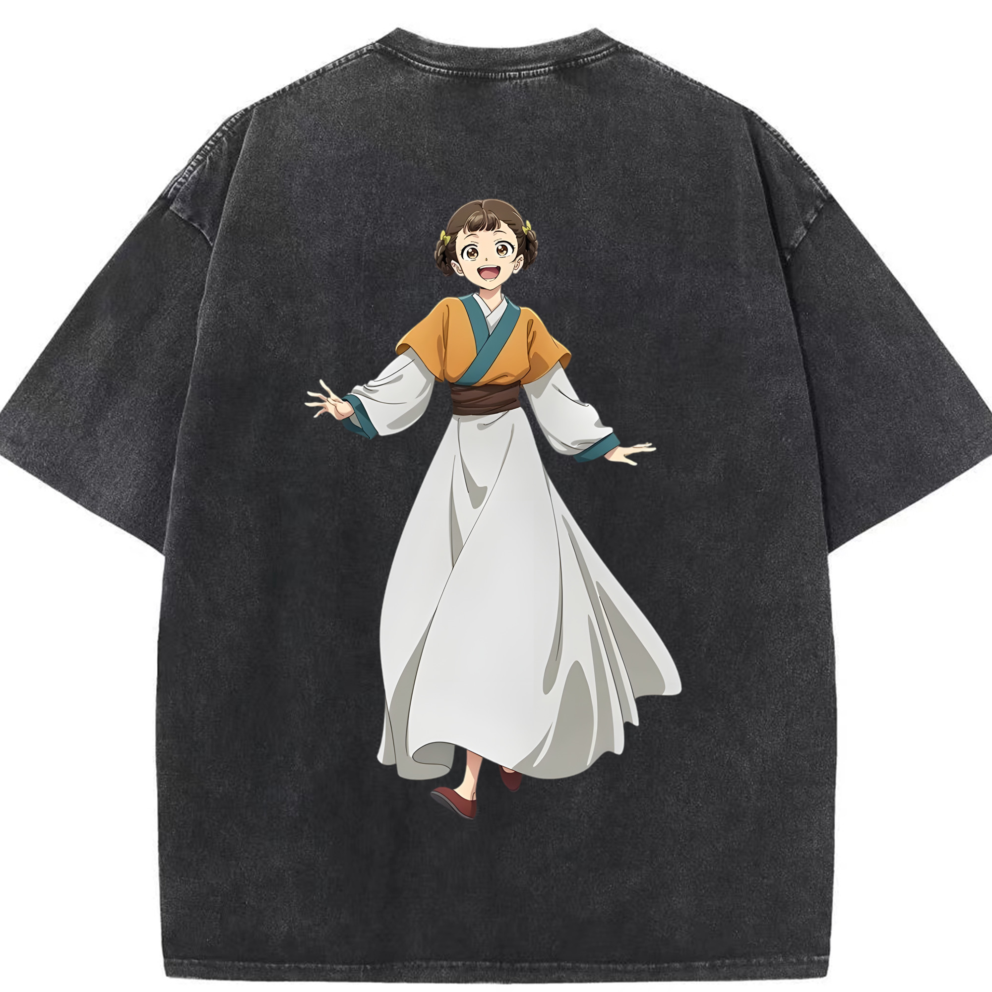 （画像用） 薬屋のひとりごと The Apothecary Diaries 綿100% ヴィンテージ風 半袖Tシャツ（背面プリント）