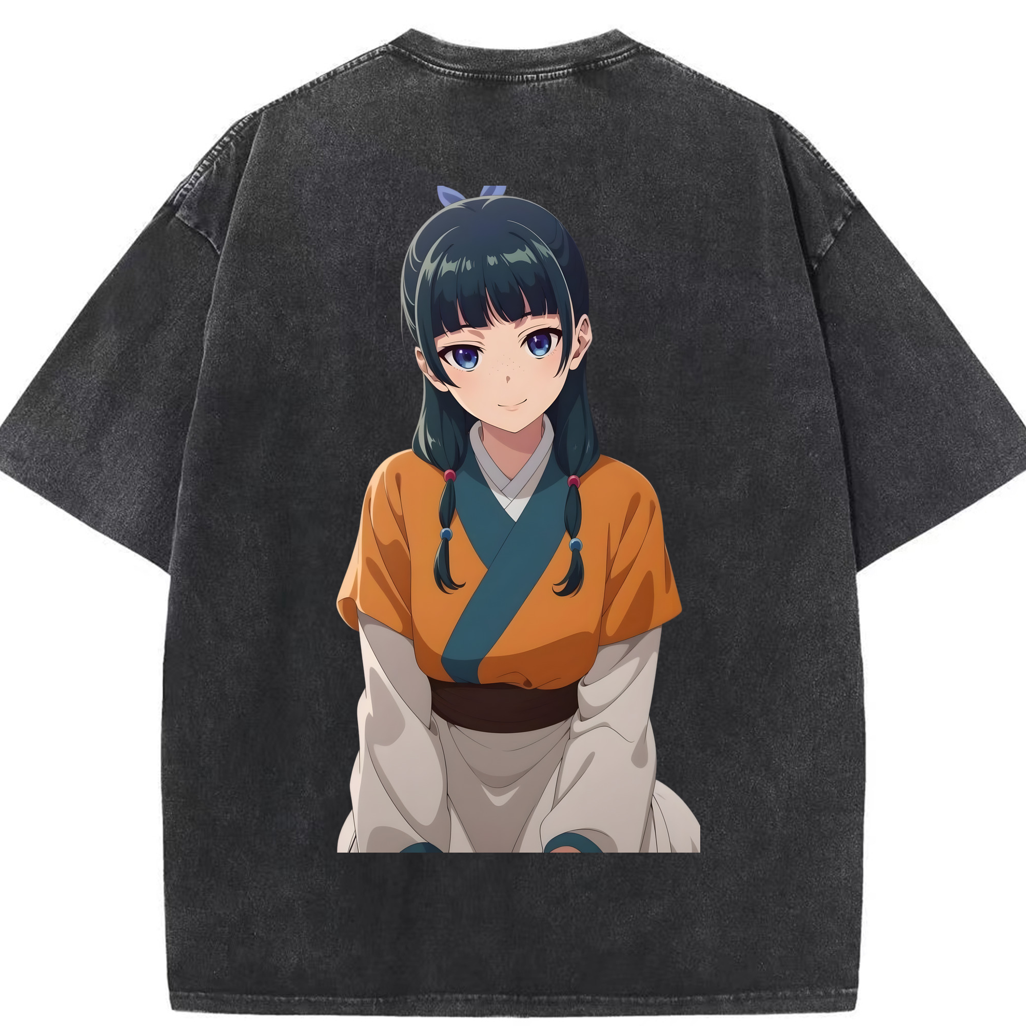 （画像用） 薬屋のひとりごと The Apothecary Diaries 綿100% ヴィンテージ風 半袖Tシャツ（背面プリント）
