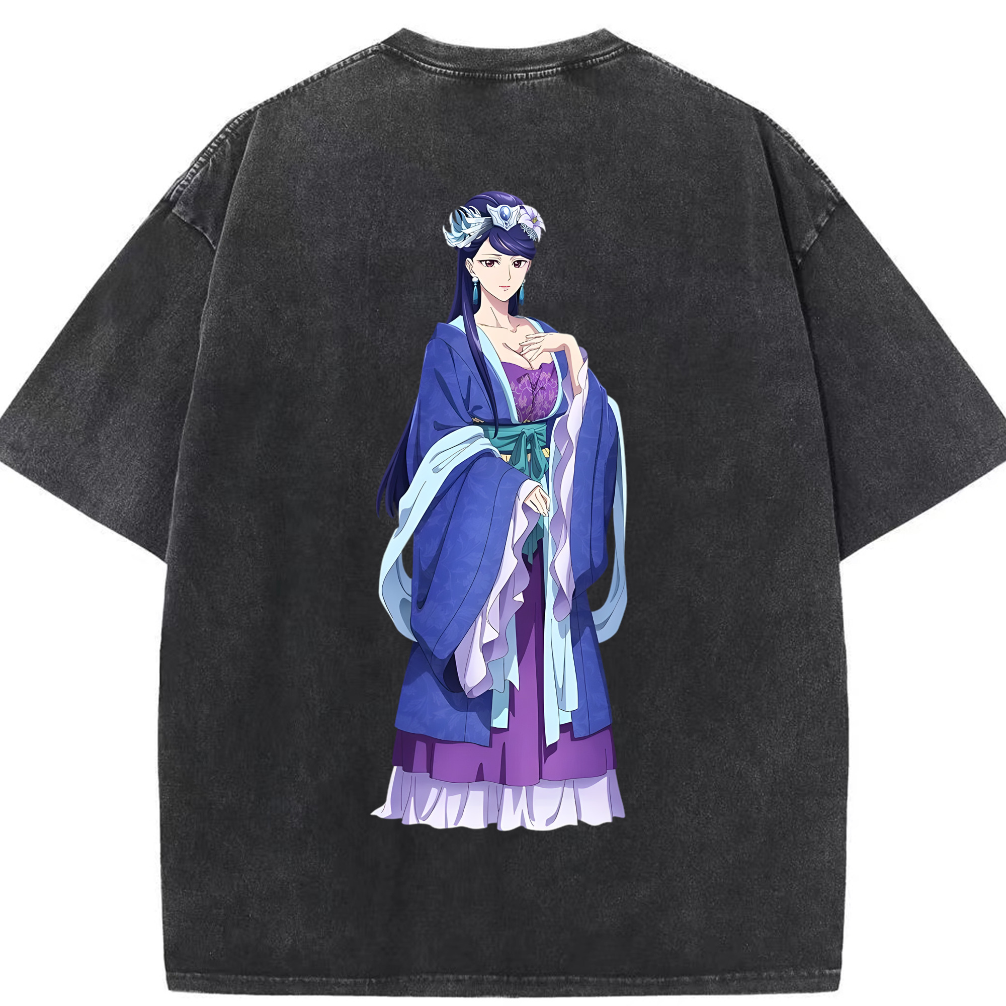 （画像用） 薬屋のひとりごと The Apothecary Diaries 綿100% ヴィンテージ風 半袖Tシャツ（背面プリント）