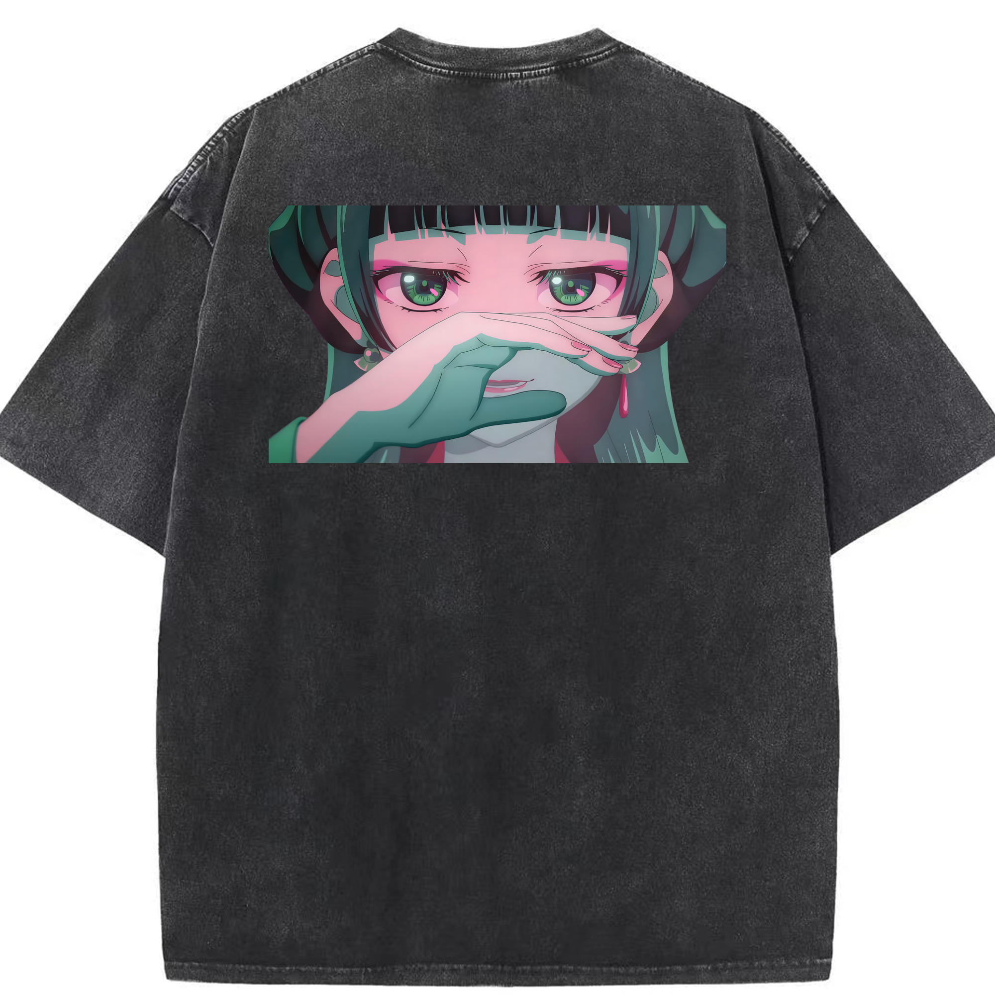 （画像用） 薬屋のひとりごと The Apothecary Diaries 綿100% ヴィンテージ風 半袖Tシャツ（背面プリント）