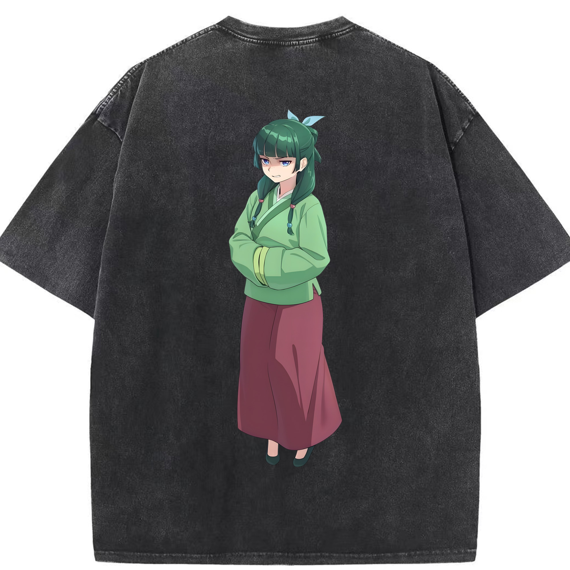 （画像用） 薬屋のひとりごと The Apothecary Diaries 綿100% ヴィンテージ風 半袖Tシャツ（背面プリント）