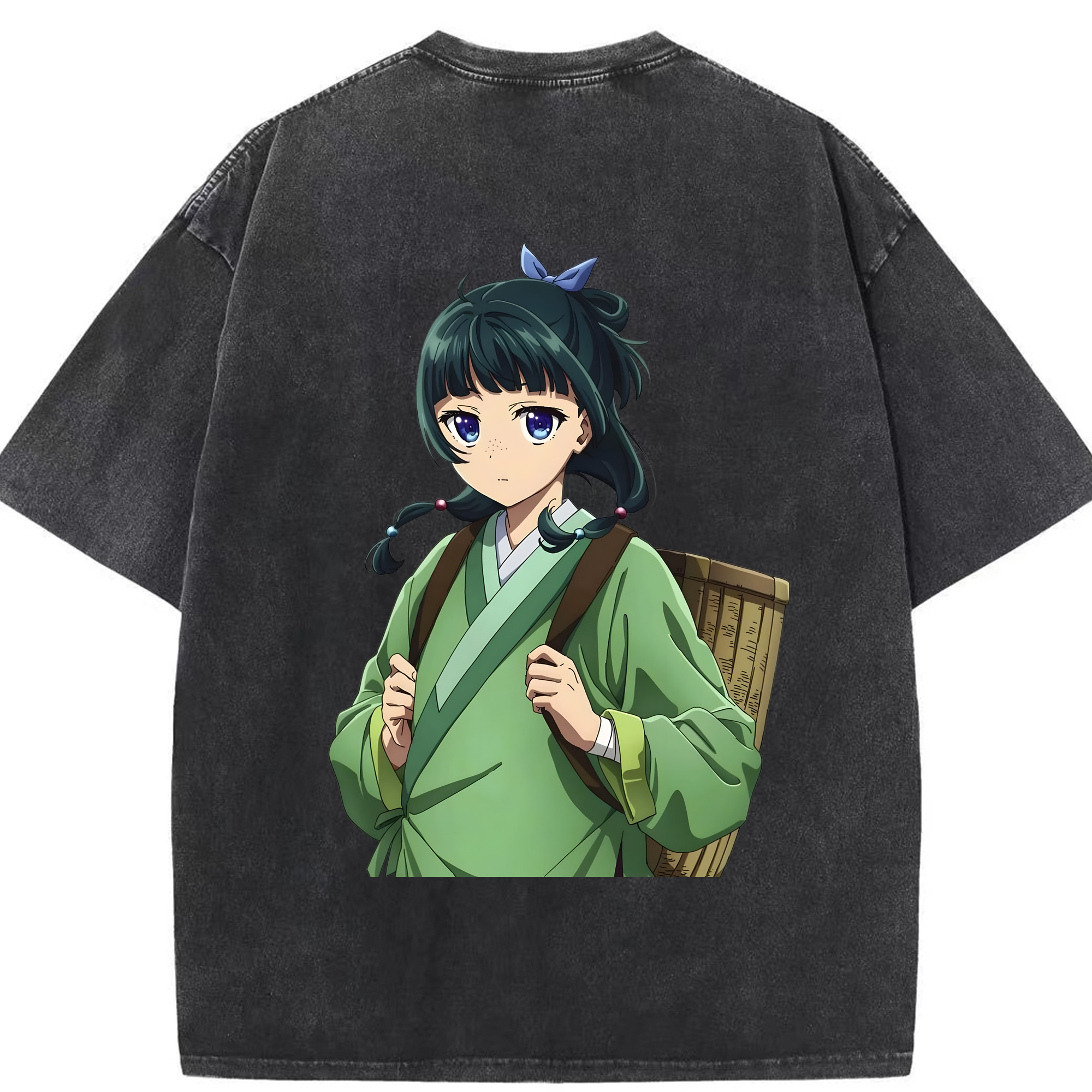（画像用） 薬屋のひとりごと The Apothecary Diaries 綿100% ヴィンテージ風 半袖Tシャツ（背面プリント）