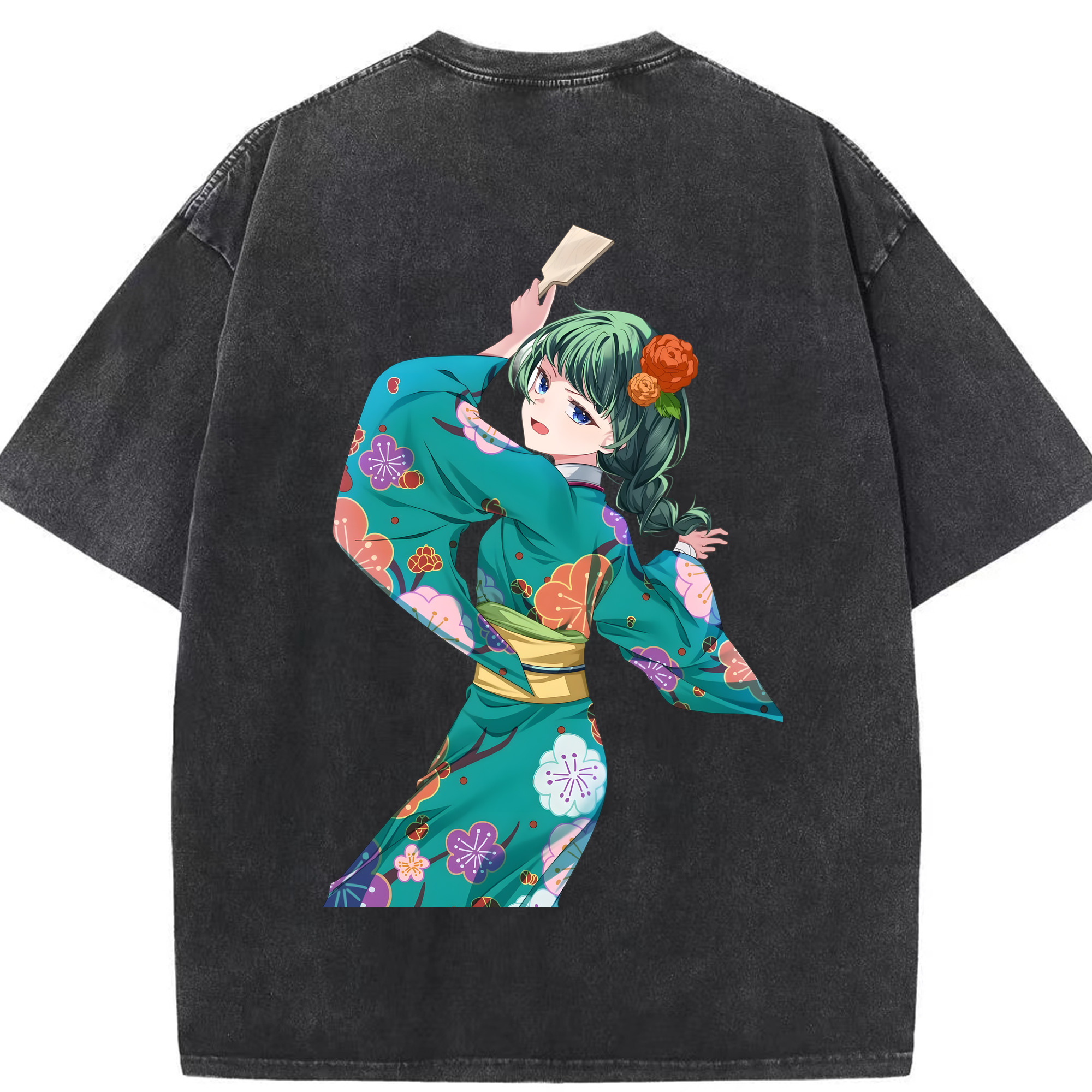 （画像用） 薬屋のひとりごと The Apothecary Diaries 綿100% ヴィンテージ風 半袖Tシャツ（背面プリント）