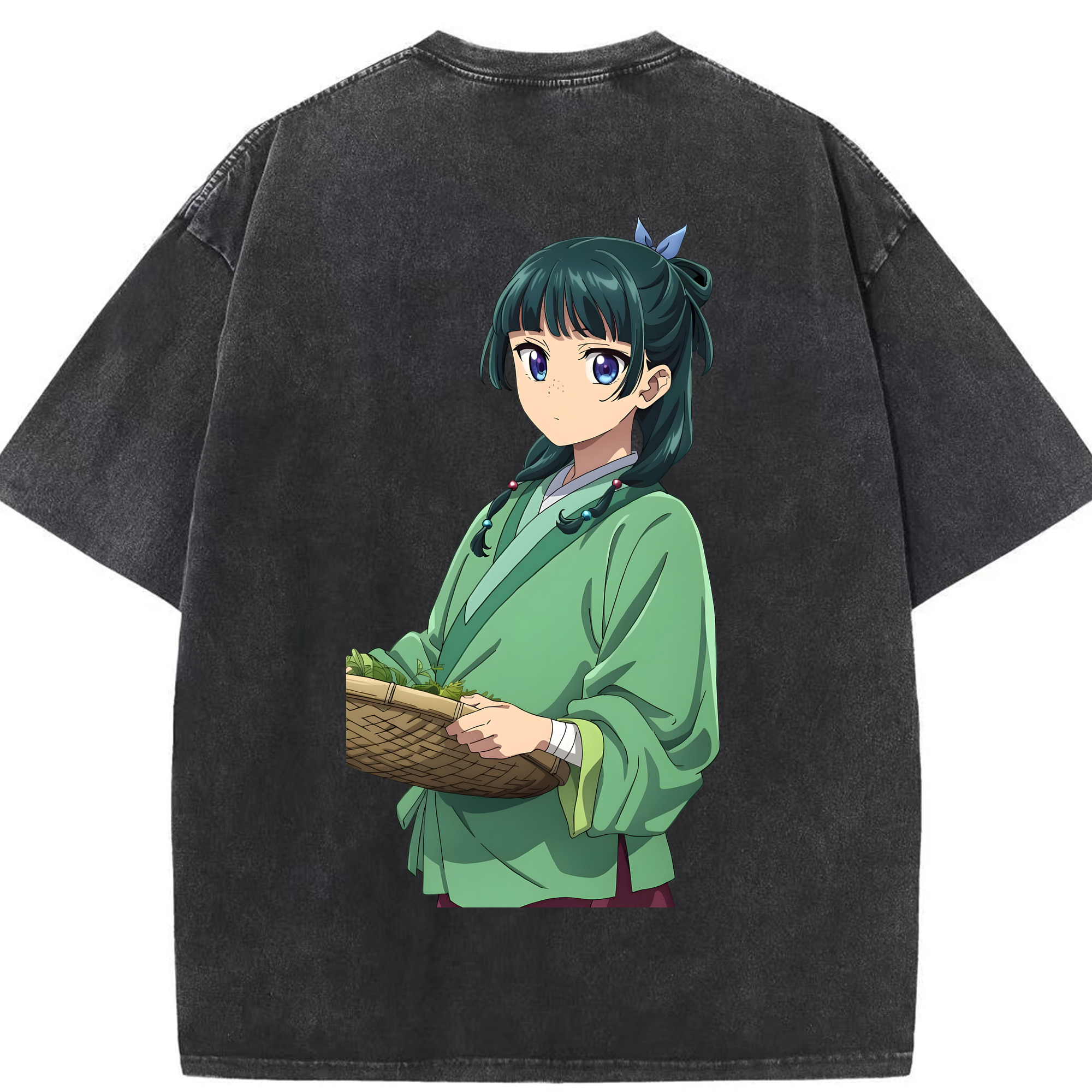 （画像用） 薬屋のひとりごと The Apothecary Diaries 綿100% ヴィンテージ風 半袖Tシャツ（背面プリント）