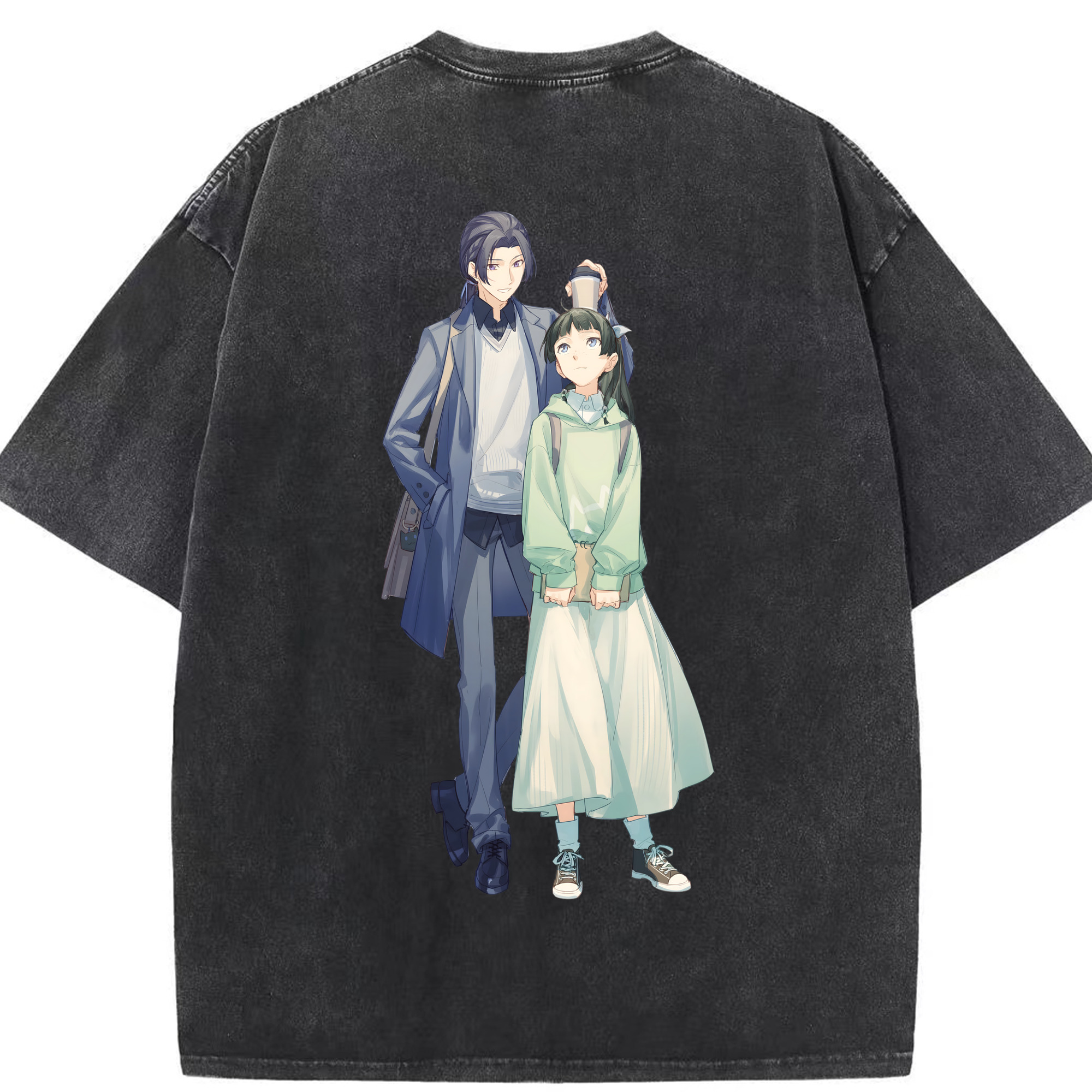 （画像用） 薬屋のひとりごと The Apothecary Diaries 綿100% ヴィンテージ風 半袖Tシャツ（背面プリント）