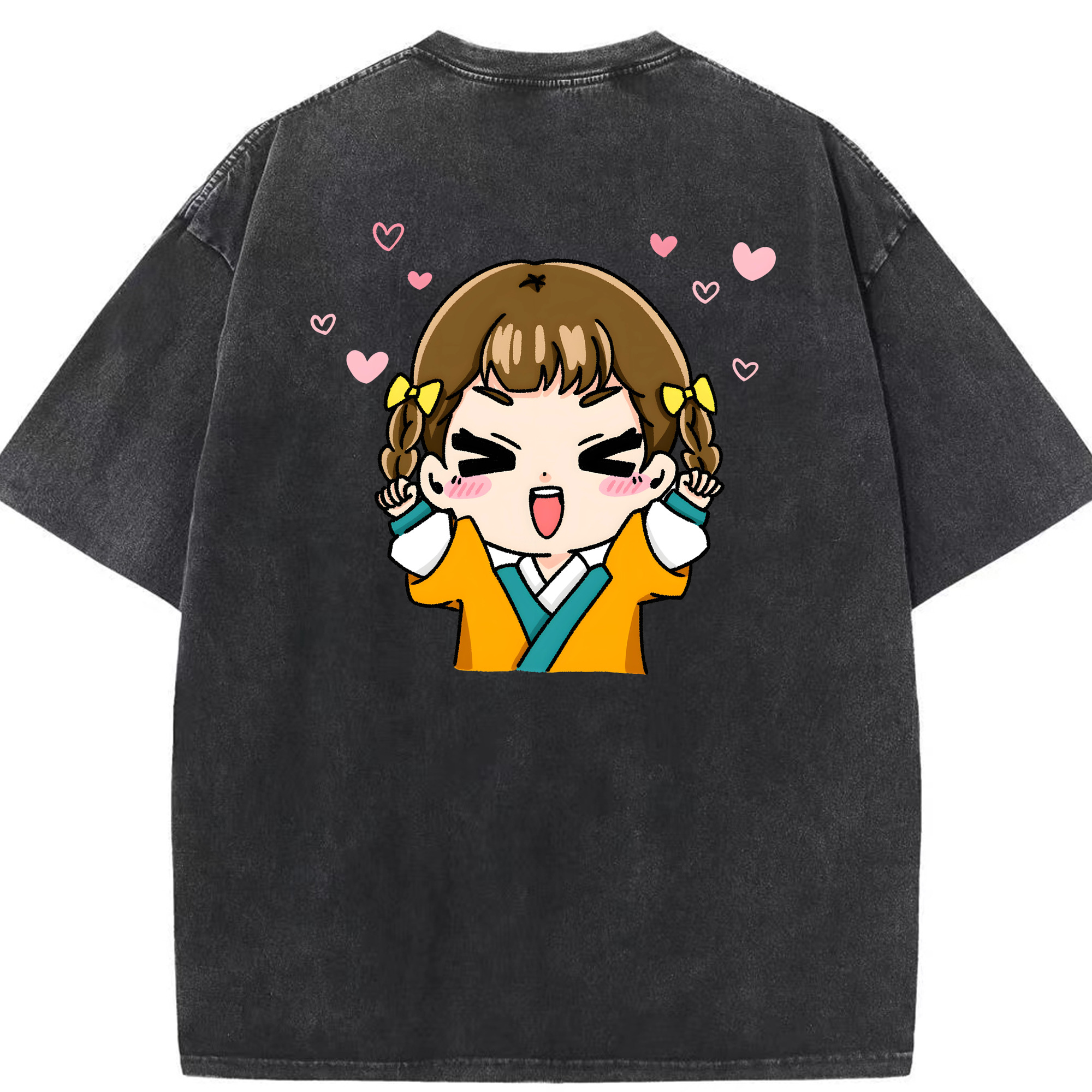 （画像用） 薬屋のひとりごと The Apothecary Diaries 綿100% ヴィンテージ風 半袖Tシャツ（背面プリント）