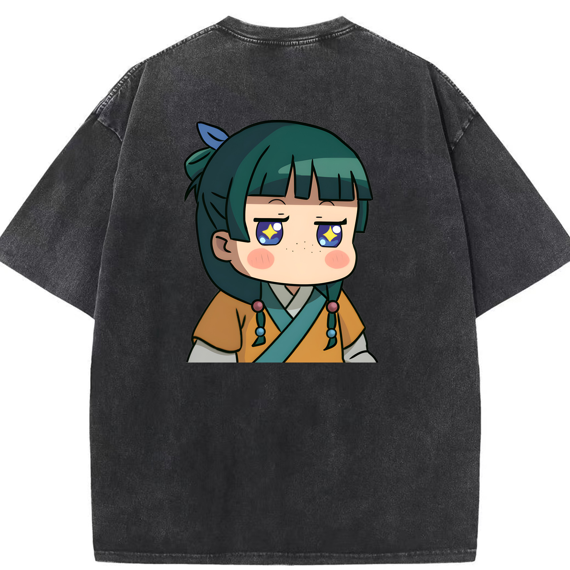 （画像用） 薬屋のひとりごと The Apothecary Diaries 綿100% ヴィンテージ風 半袖Tシャツ（背面プリント）