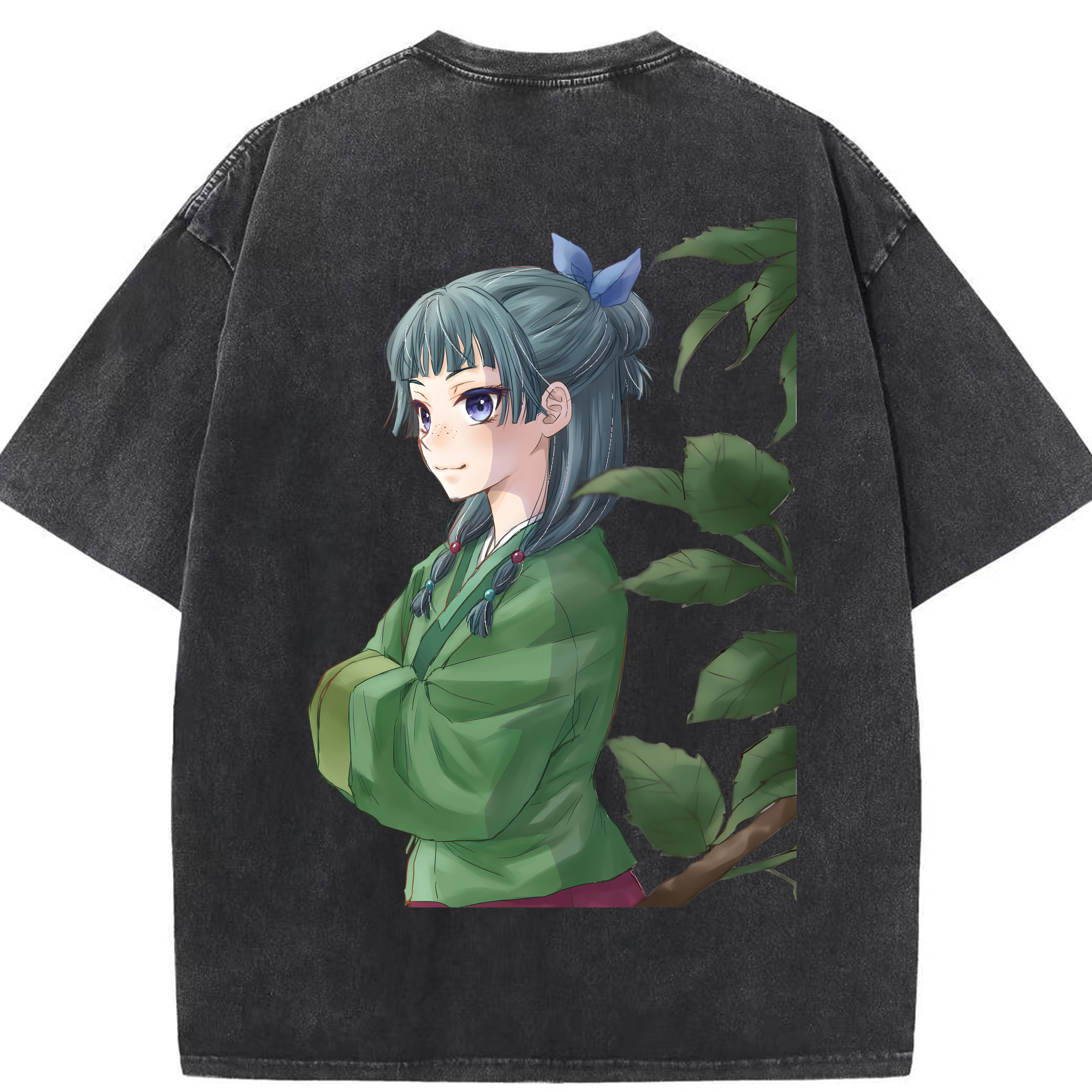 （画像用） 薬屋のひとりごと The Apothecary Diaries 綿100% ヴィンテージ風 半袖Tシャツ（背面プリント）