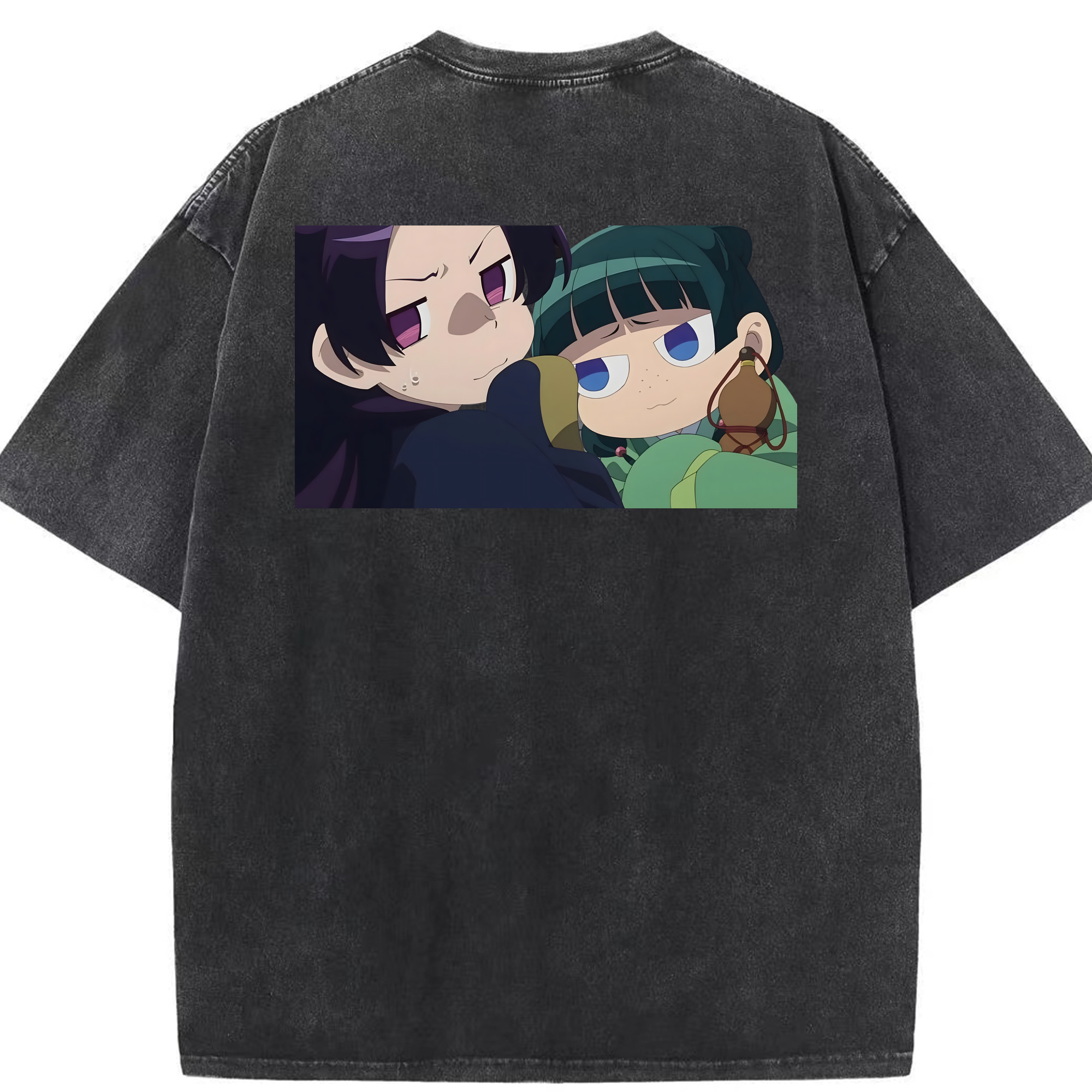 （画像用） 薬屋のひとりごと The Apothecary Diaries 綿100% ヴィンテージ風 半袖Tシャツ（背面プリント）