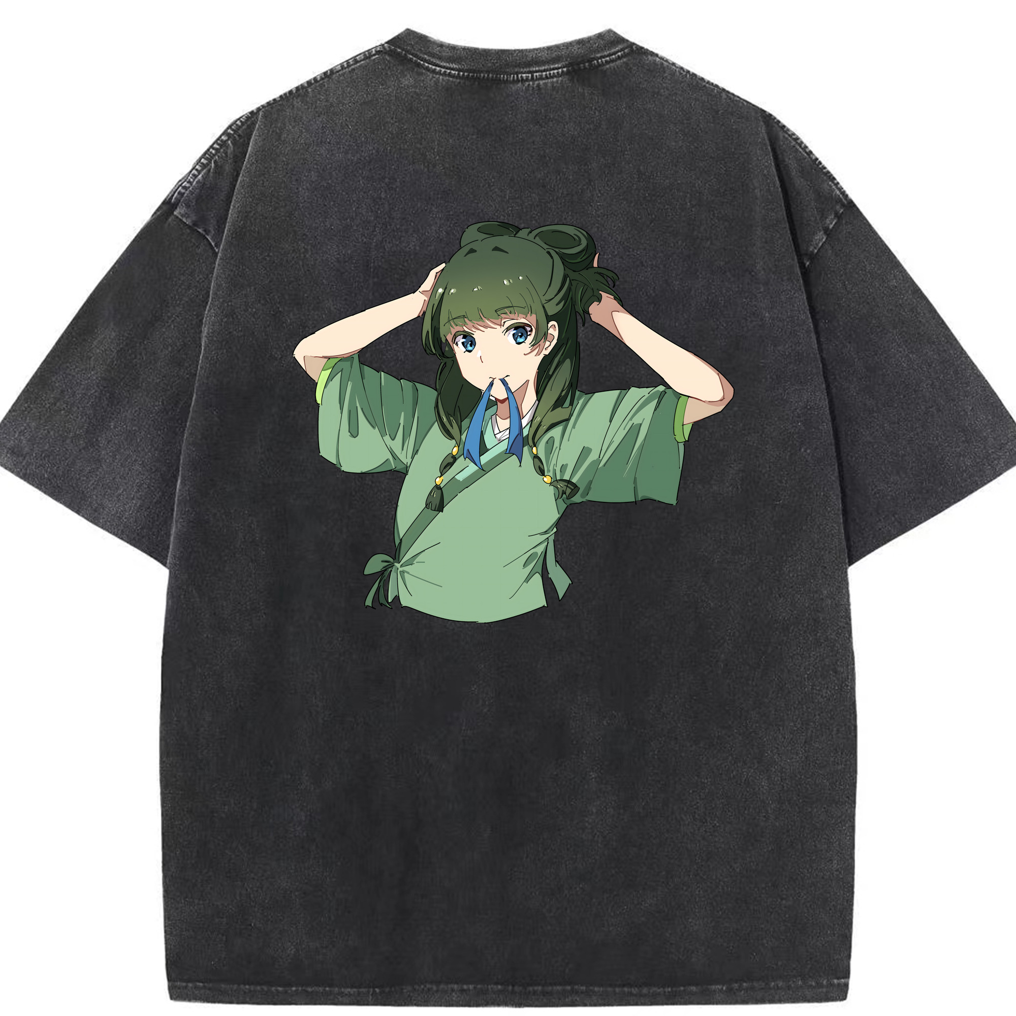 （画像用） 薬屋のひとりごと The Apothecary Diaries 綿100% ヴィンテージ風 半袖Tシャツ（背面プリント）