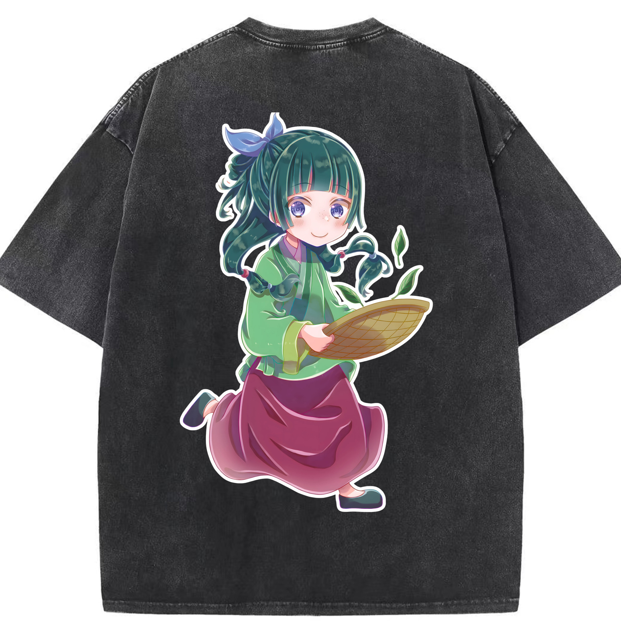 （画像用） 薬屋のひとりごと The Apothecary Diaries 綿100% ヴィンテージ風 半袖Tシャツ（背面プリント）