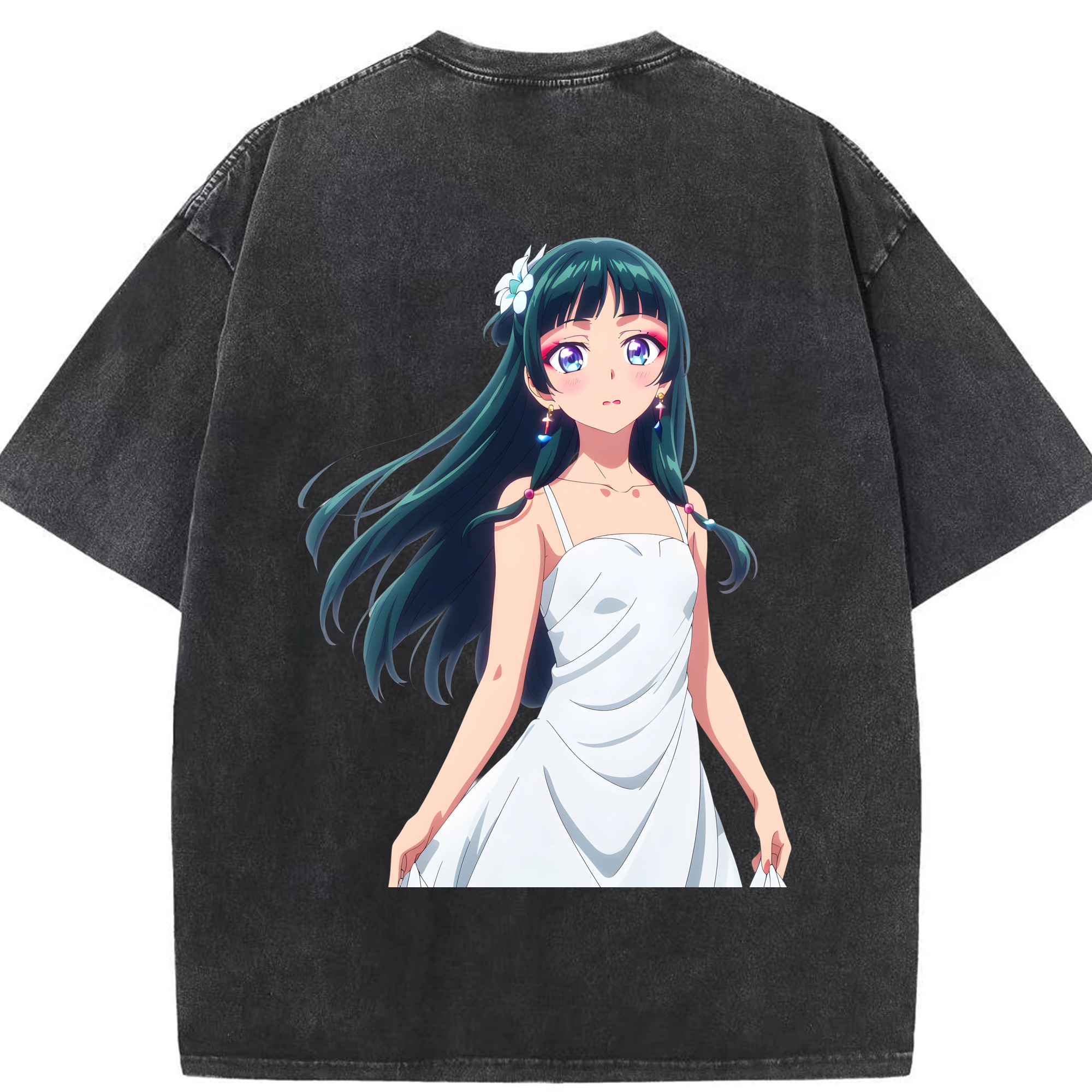 （画像用） 薬屋のひとりごと The Apothecary Diaries 綿100% ヴィンテージ風 半袖Tシャツ（背面プリント）