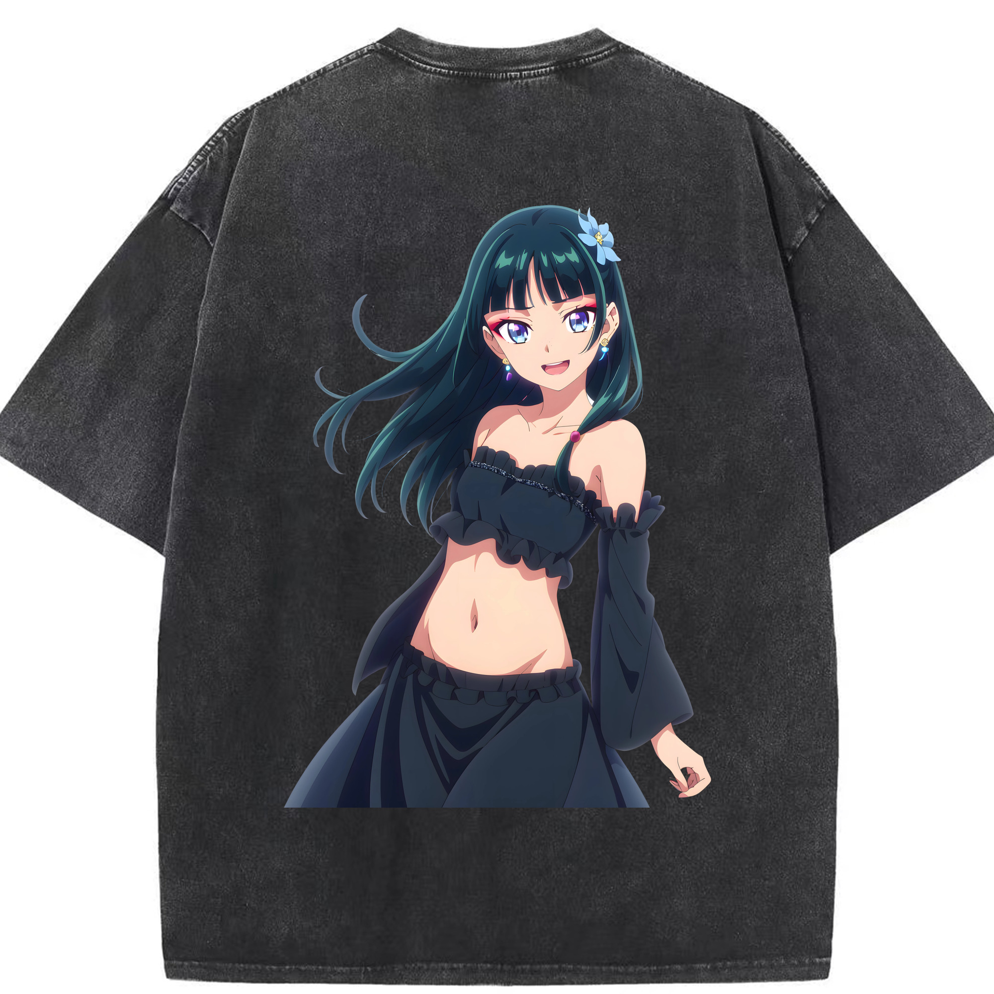 （画像用） 薬屋のひとりごと The Apothecary Diaries 綿100% ヴィンテージ風 半袖Tシャツ（背面プリント）