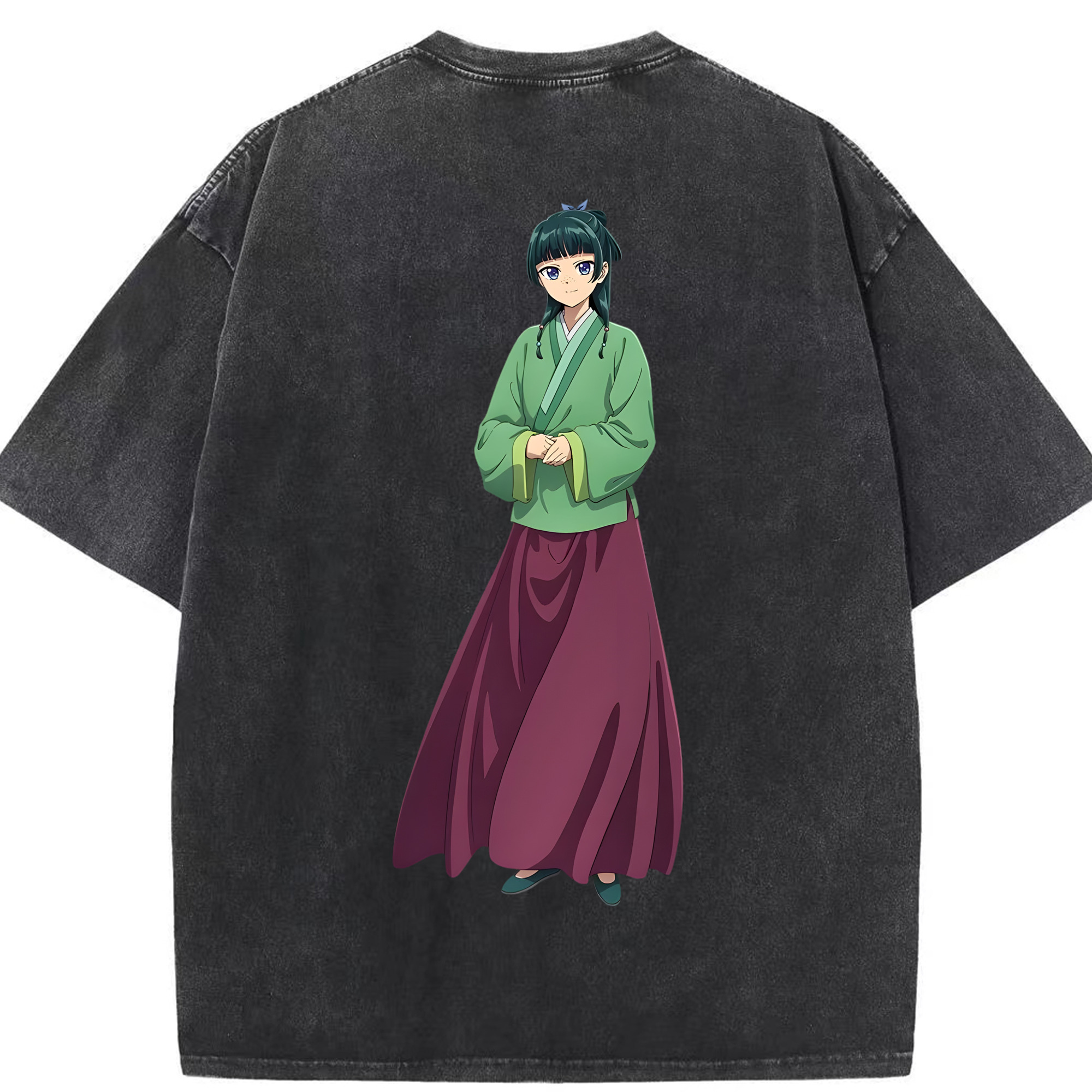（画像用） 薬屋のひとりごと The Apothecary Diaries 綿100% ヴィンテージ風 半袖Tシャツ（背面プリント）