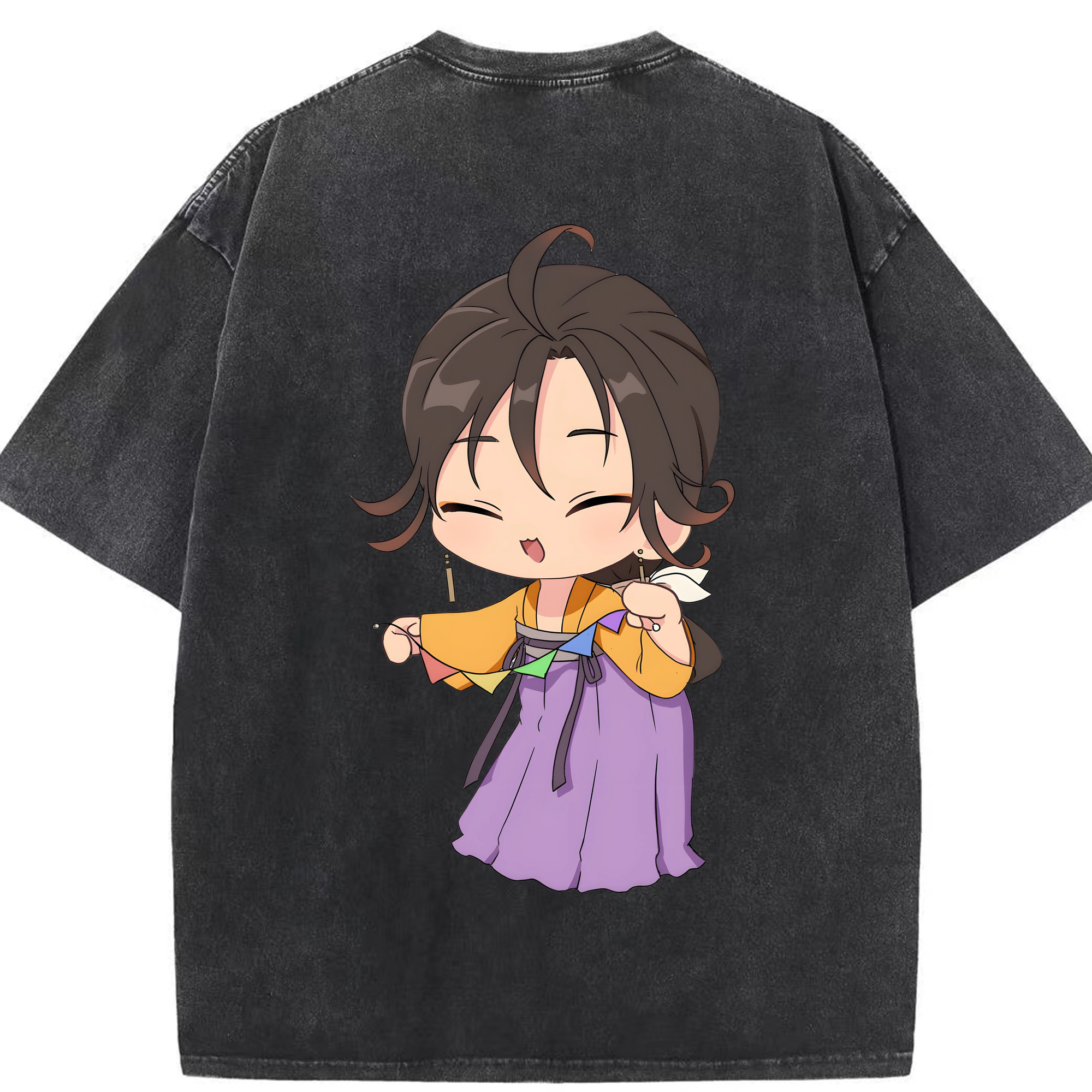 （画像用） 薬屋のひとりごと The Apothecary Diaries 綿100% ヴィンテージ風 半袖Tシャツ（背面プリント）