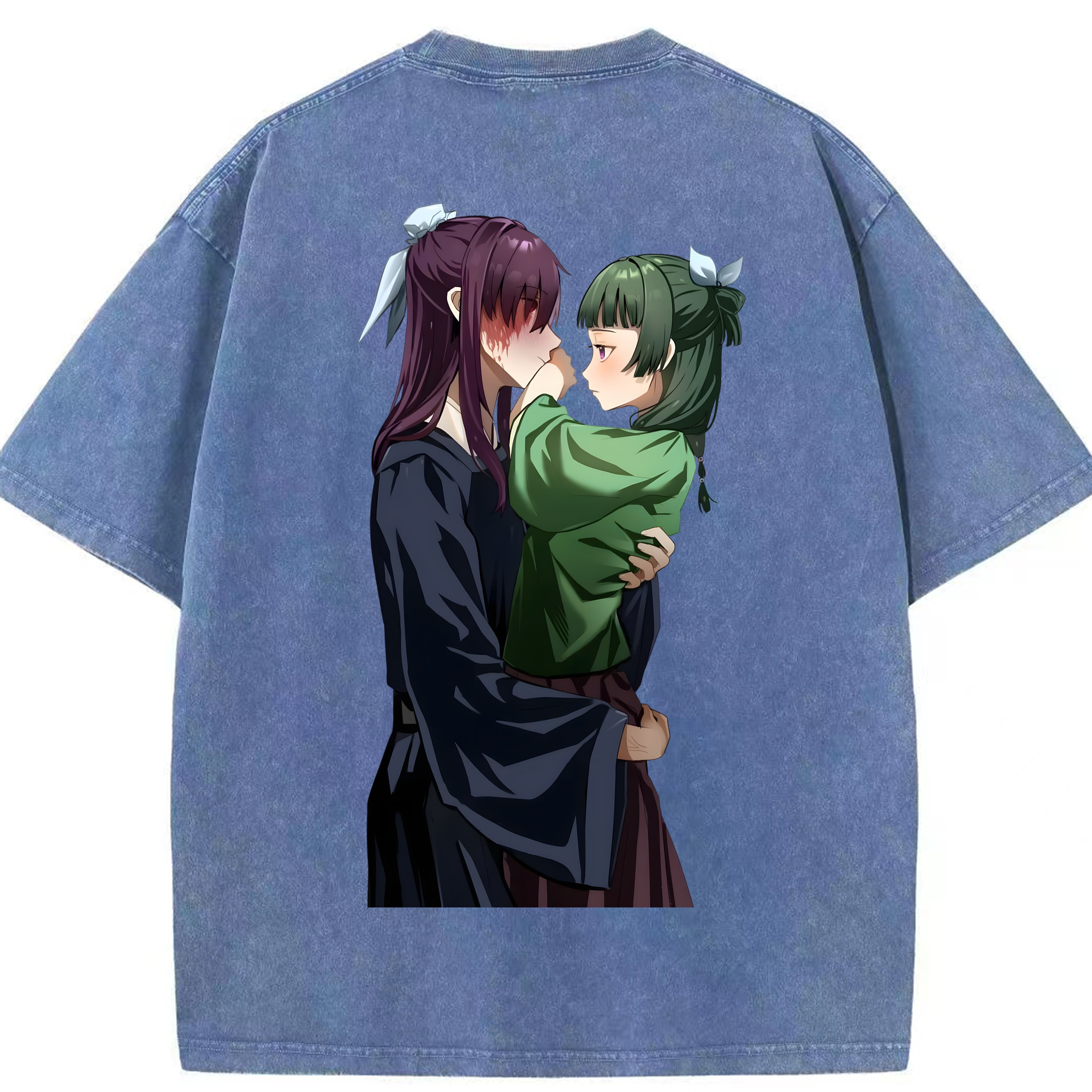 （画像用） 薬屋のひとりごと The Apothecary Diaries 綿100% ヴィンテージ風 半袖Tシャツ（背面プリント）