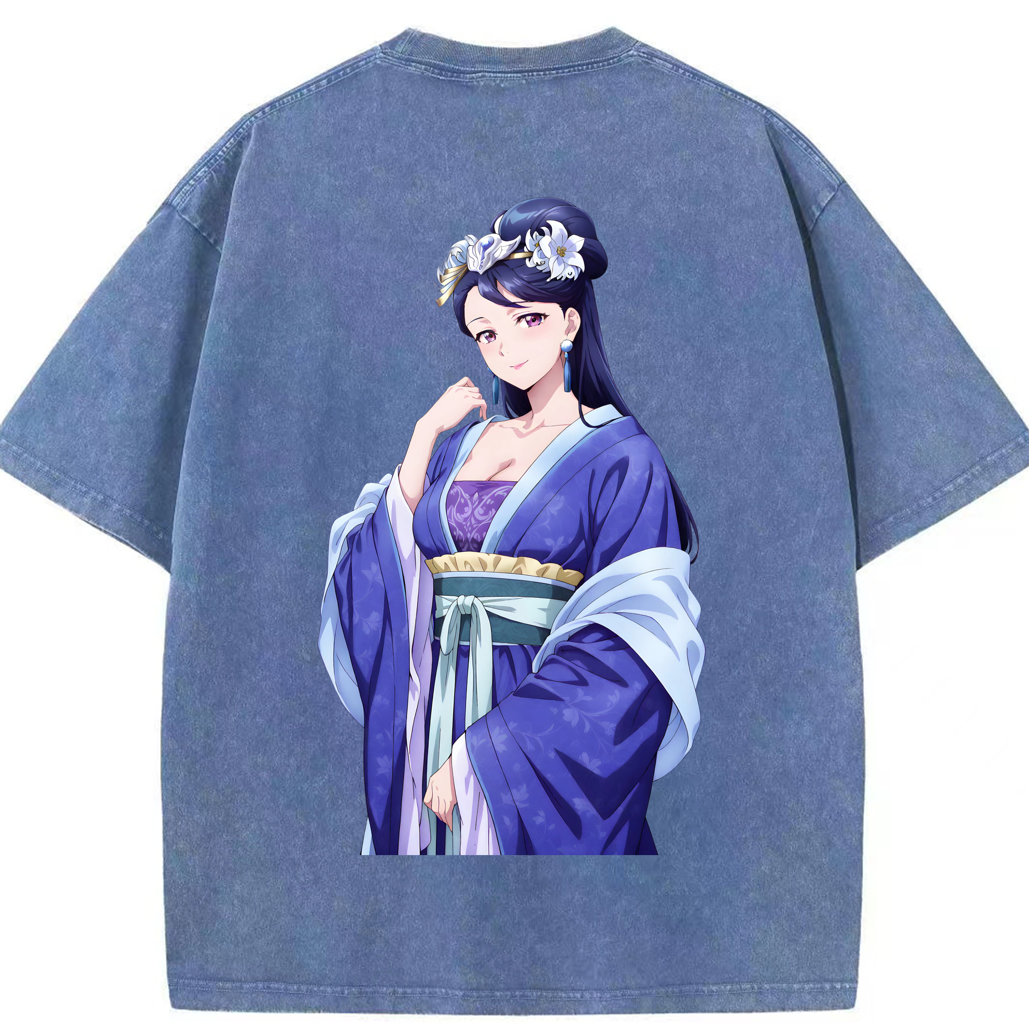 （画像用） 薬屋のひとりごと The Apothecary Diaries 綿100% ヴィンテージ風 半袖Tシャツ（背面プリント）