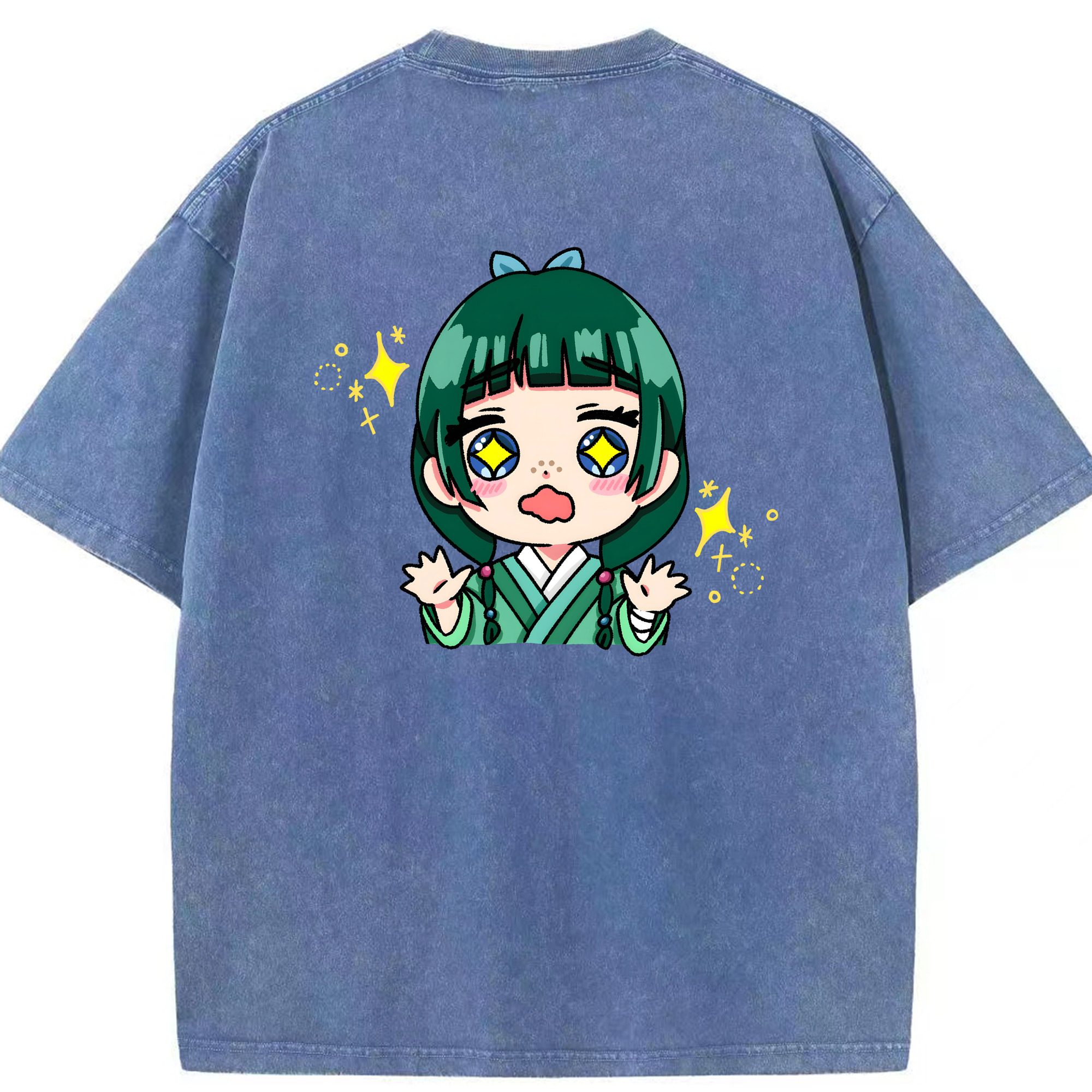 （画像用） 薬屋のひとりごと The Apothecary Diaries 綿100% ヴィンテージ風 半袖Tシャツ（背面プリント）