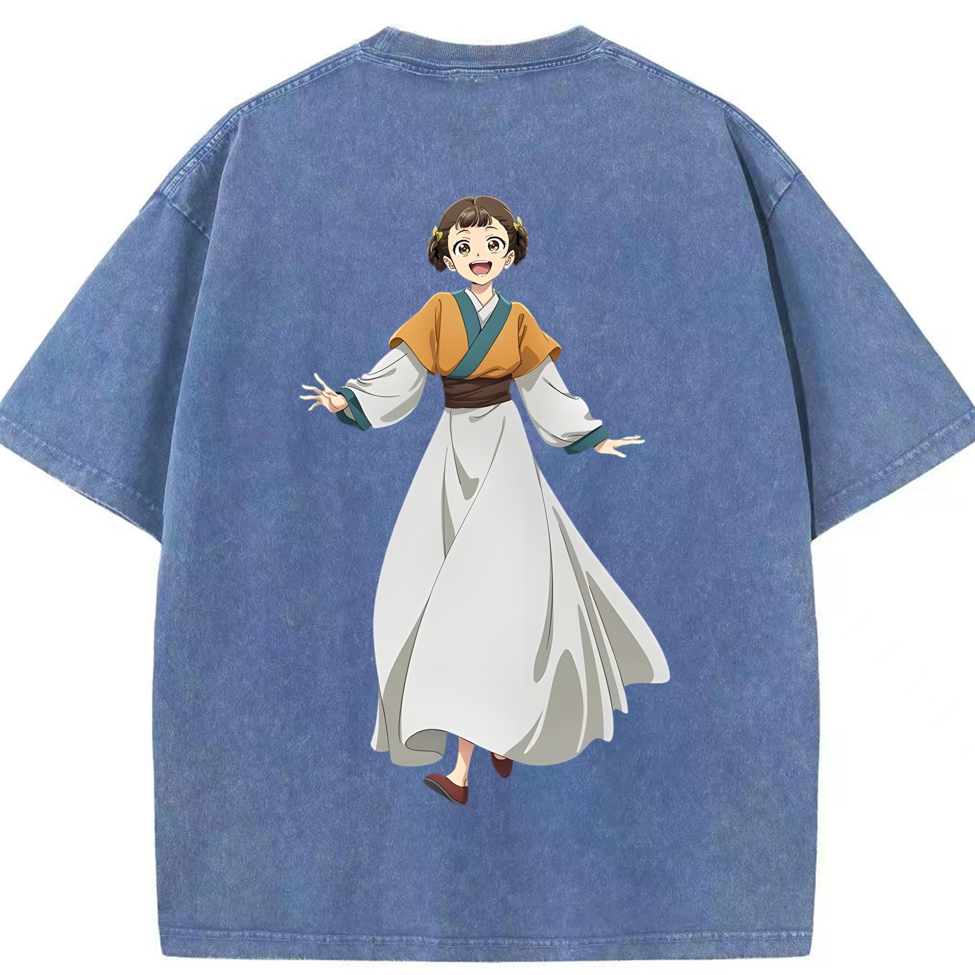 （画像用） 薬屋のひとりごと The Apothecary Diaries 綿100% ヴィンテージ風 半袖Tシャツ（背面プリント）